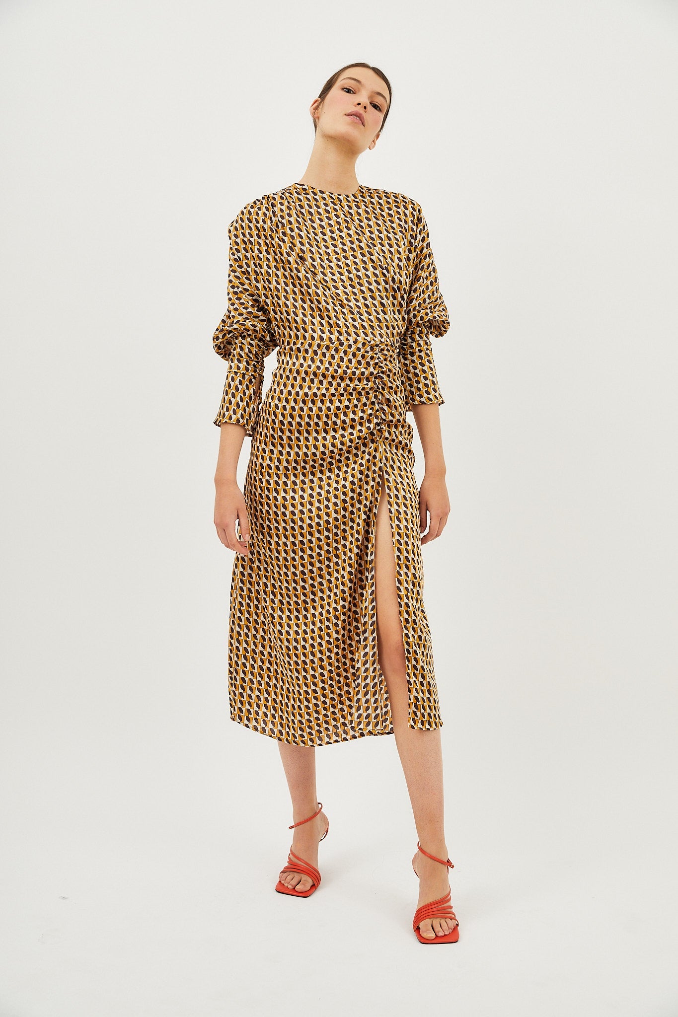 COFFEE WAVES DRESS