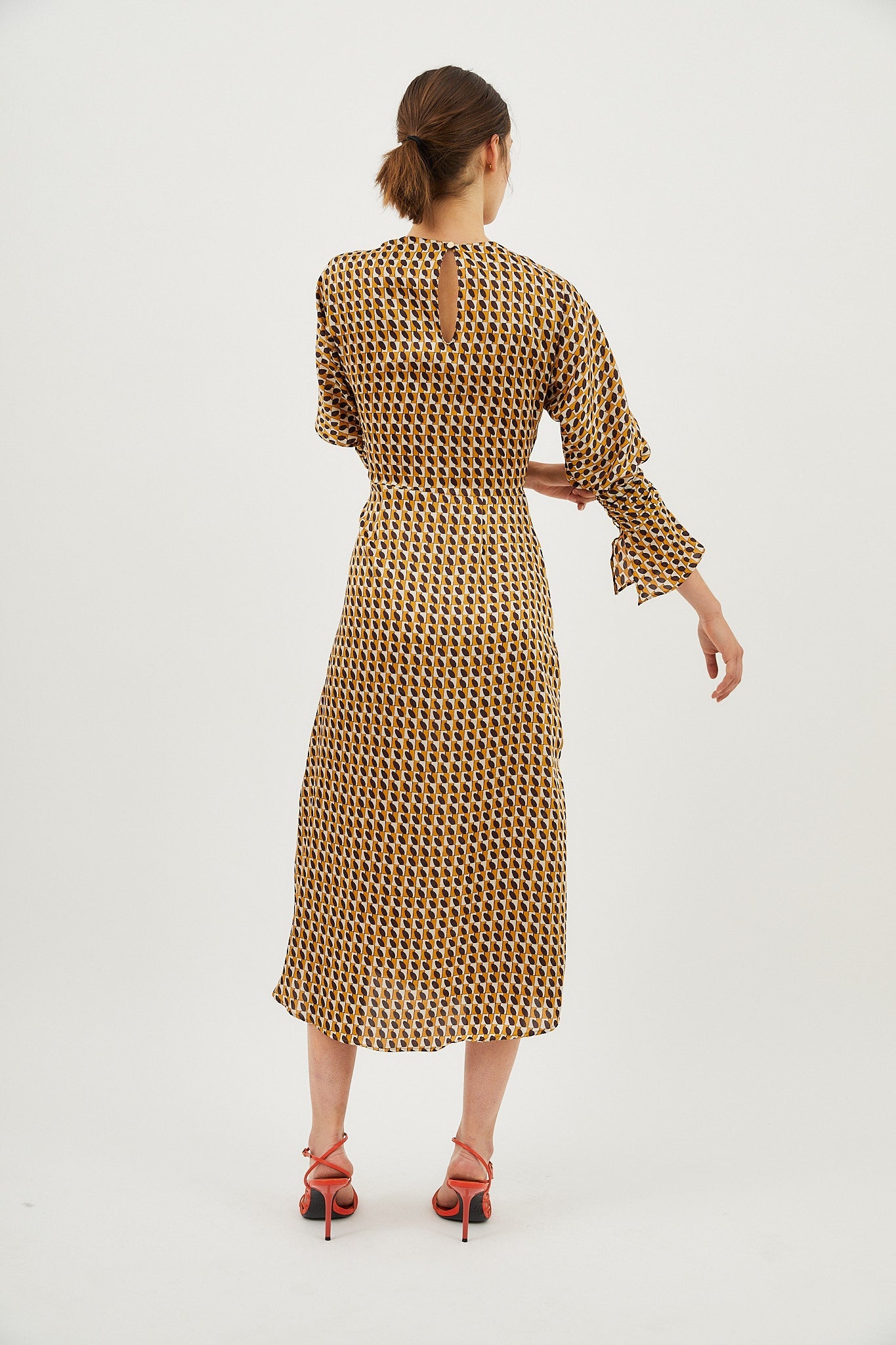 COFFEE WAVES DRESS
