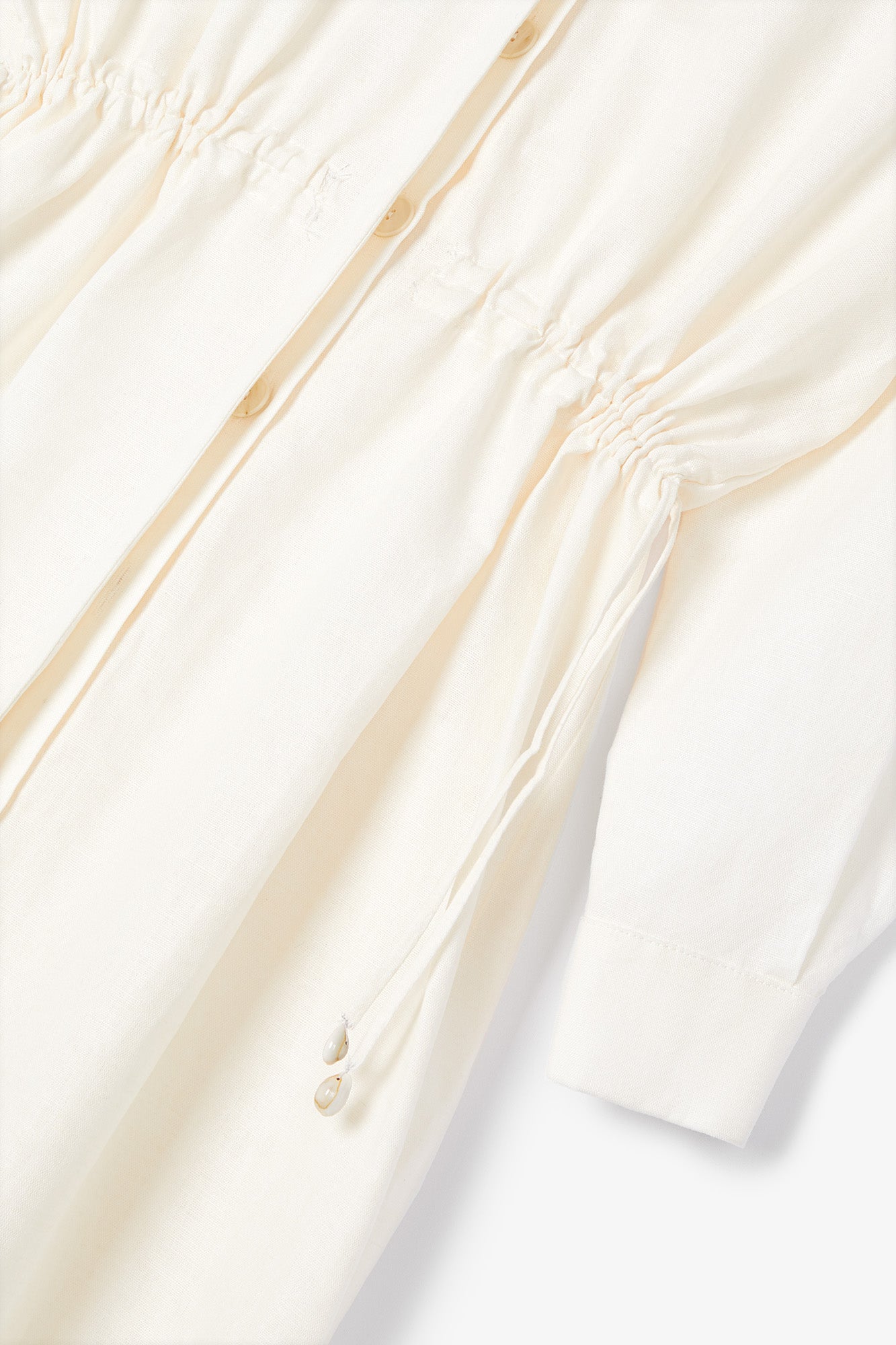MARTA DRESS RAW LINEN