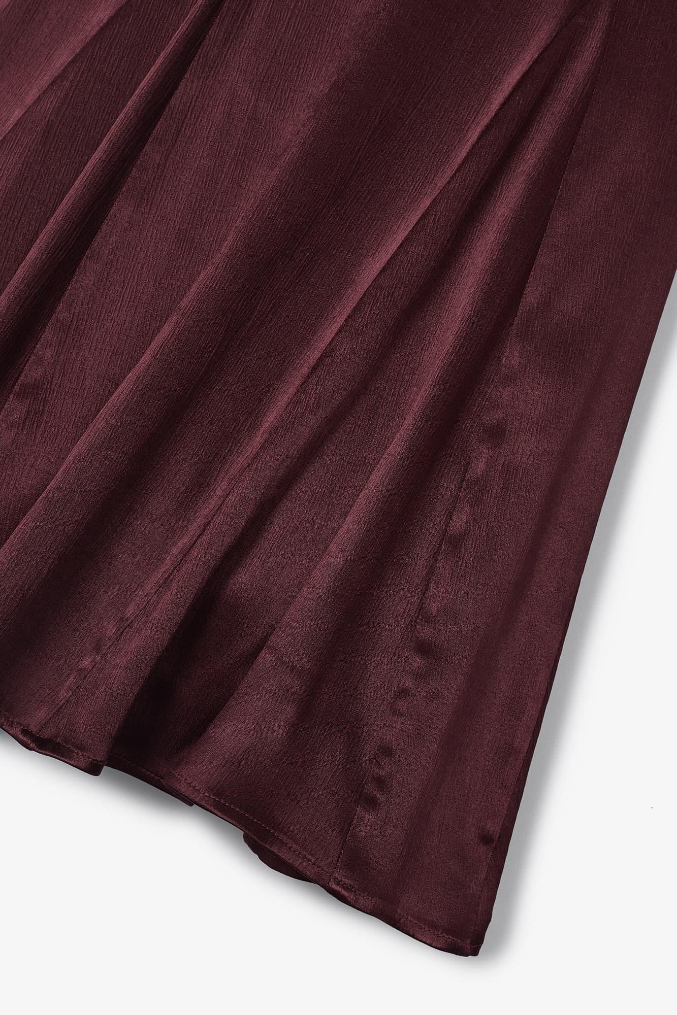 BROWN SATIN CORINTHIAN DRESS