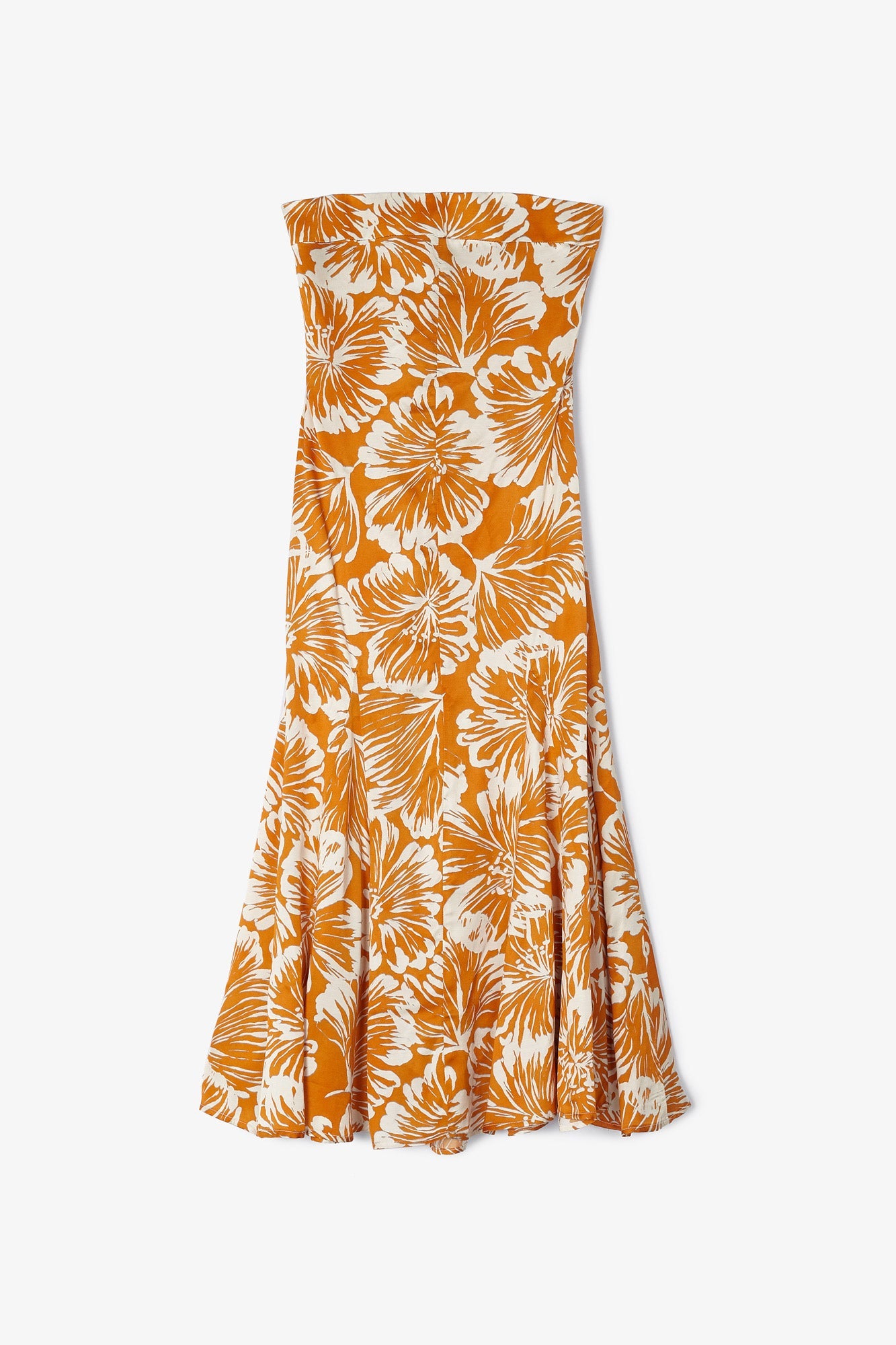 CORINTHIA DRESS WATERCOLOR FLOWER PUMPKIN
