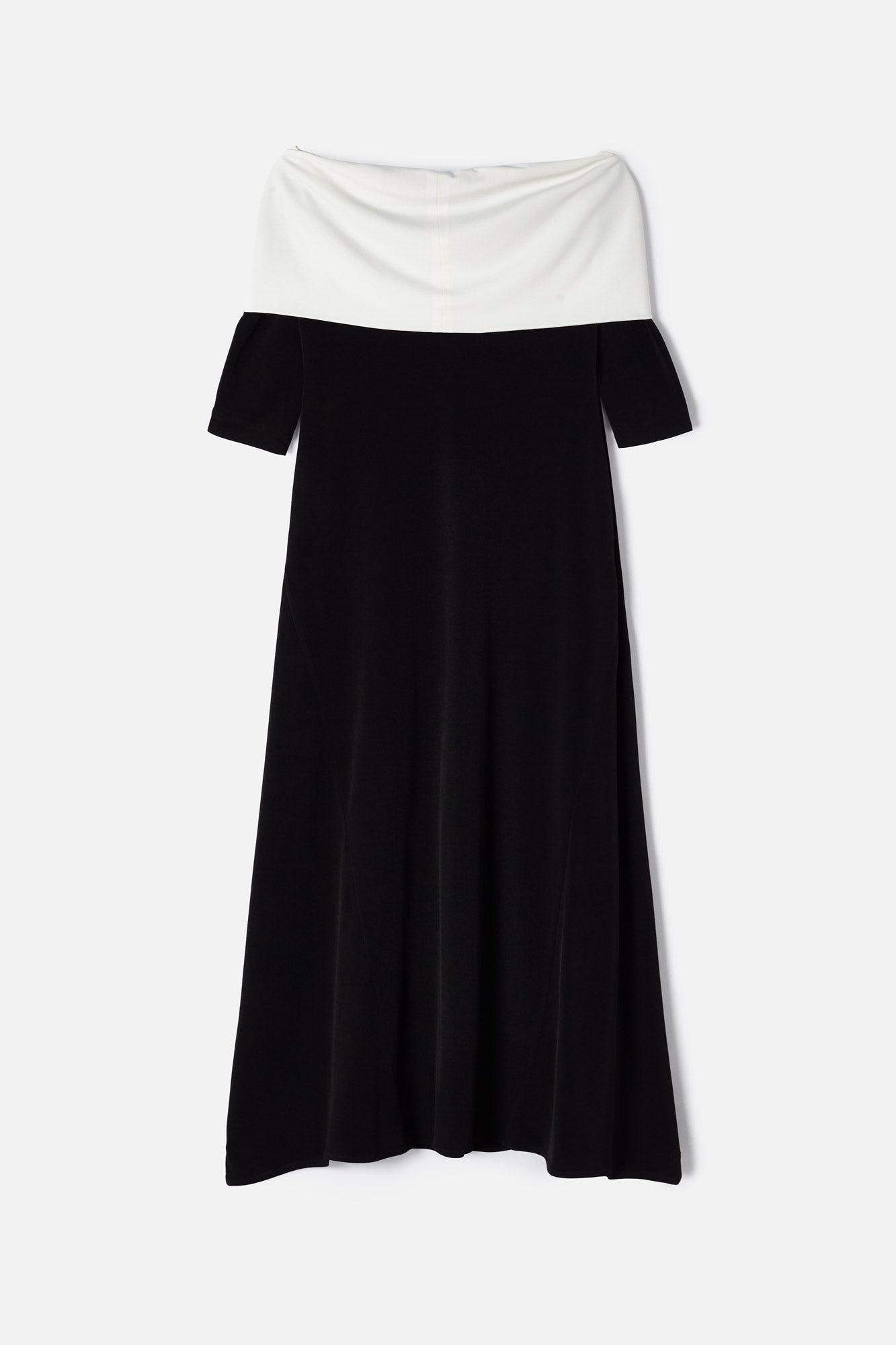 GILDA DRESS IN TWO-TONE KNIT