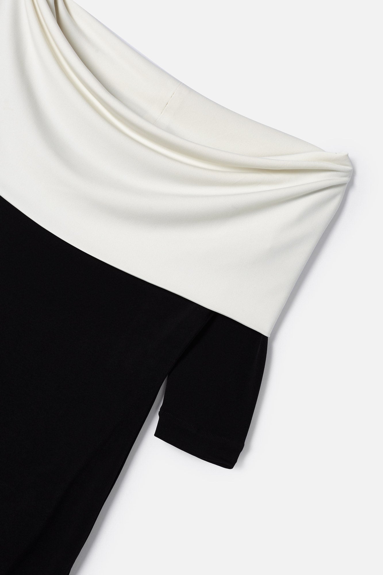 GILDA DRESS IN TWO-TONE KNIT