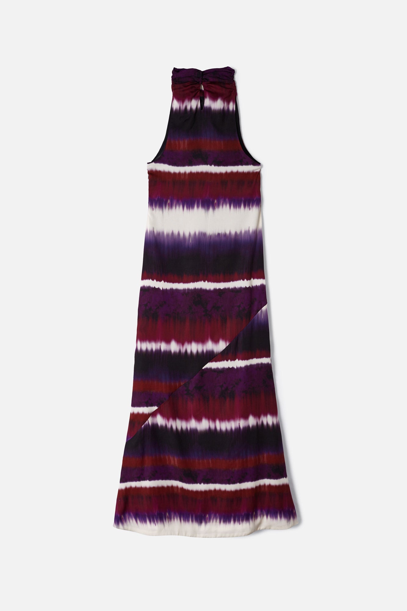 JULIA DRESS WITH EGGPLANT FLUFF