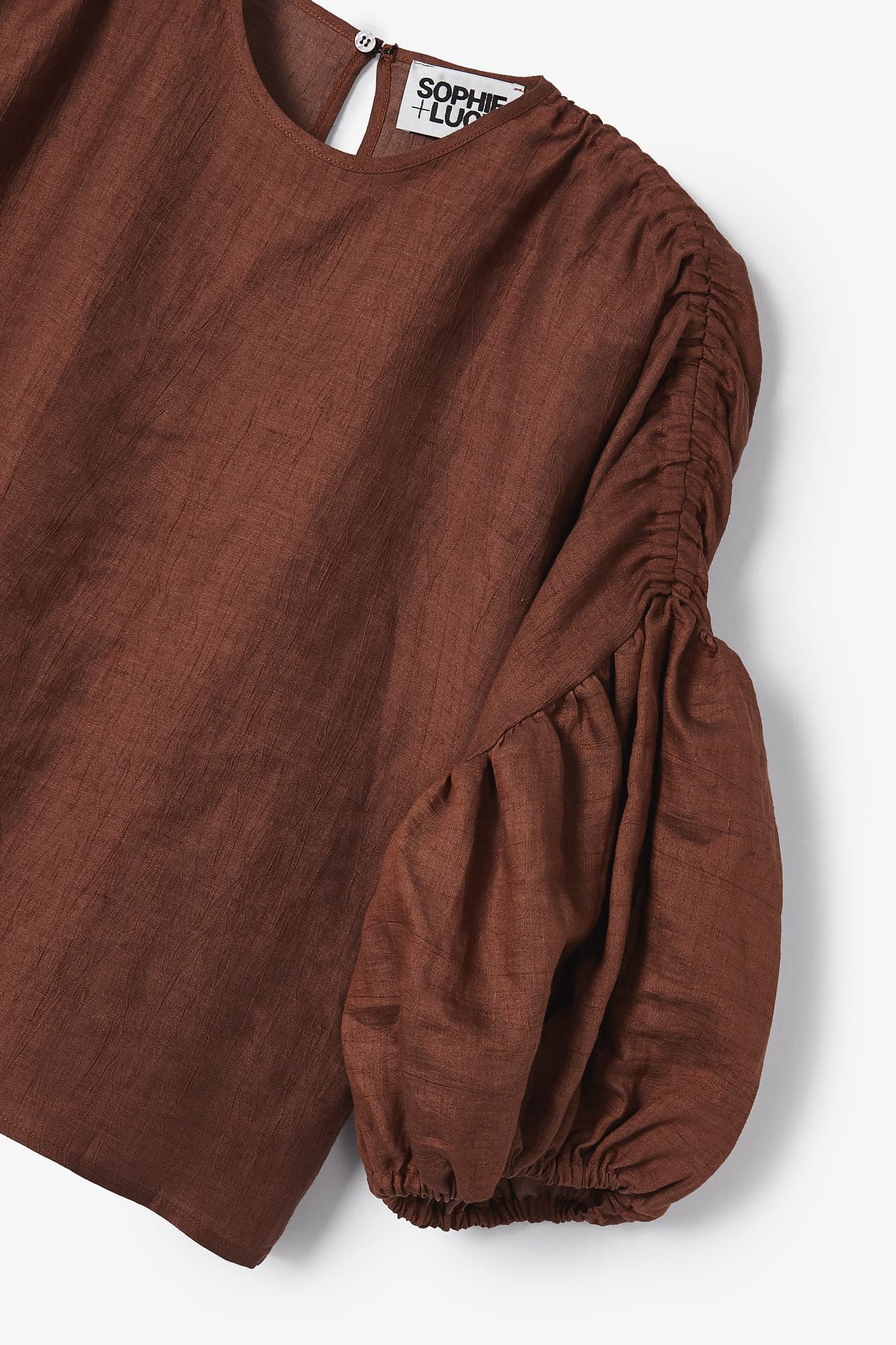 PATI CRASH TERRACOTTA BLOUSE