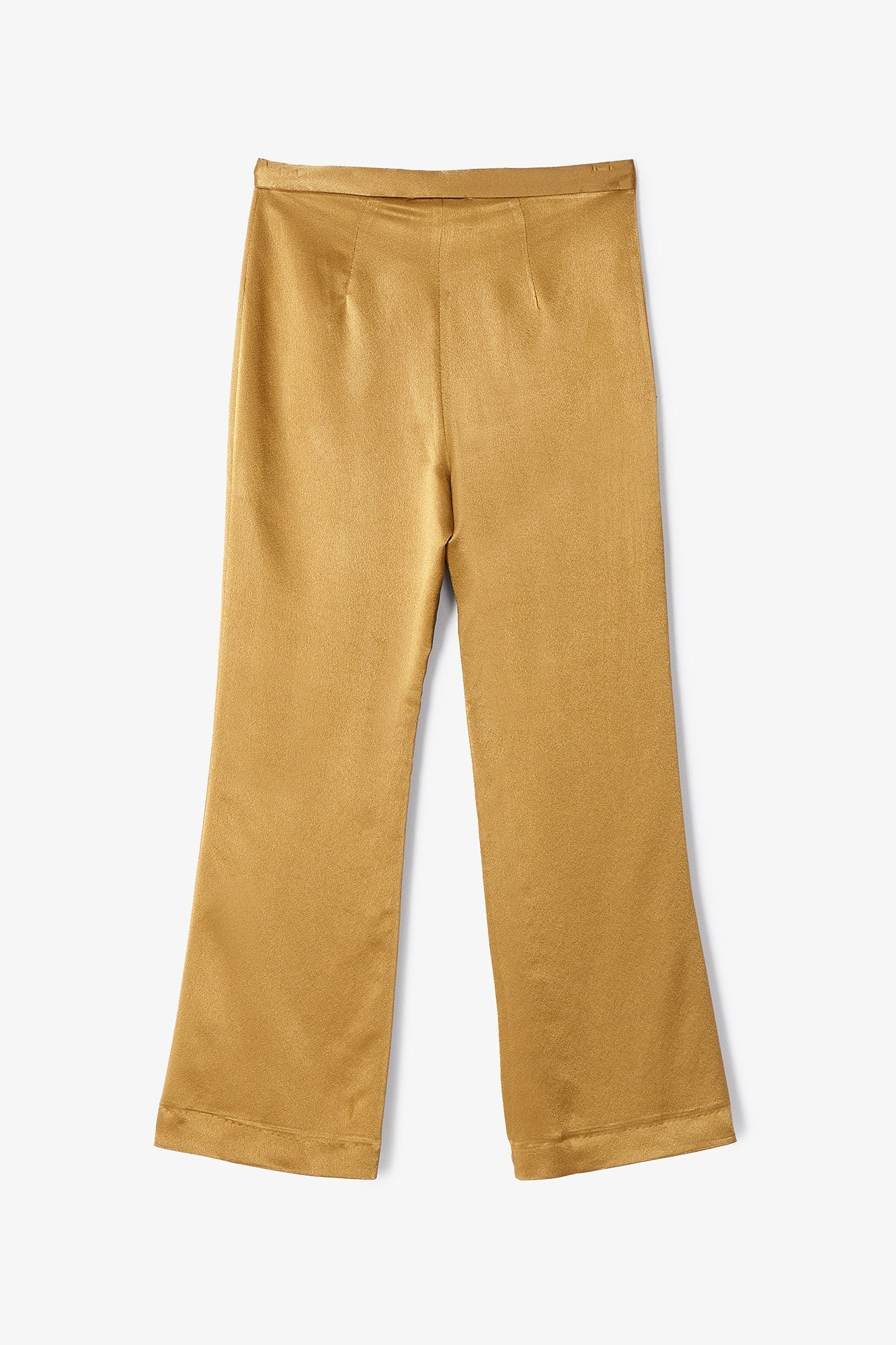 SIXTY SATIN TOBACCO PANTS