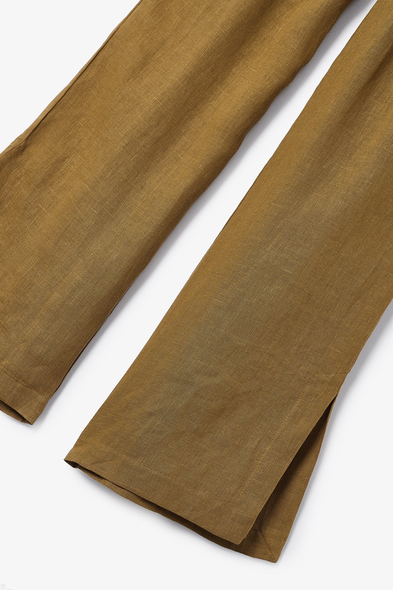 CURRY LINEN PAJAMA PANTS