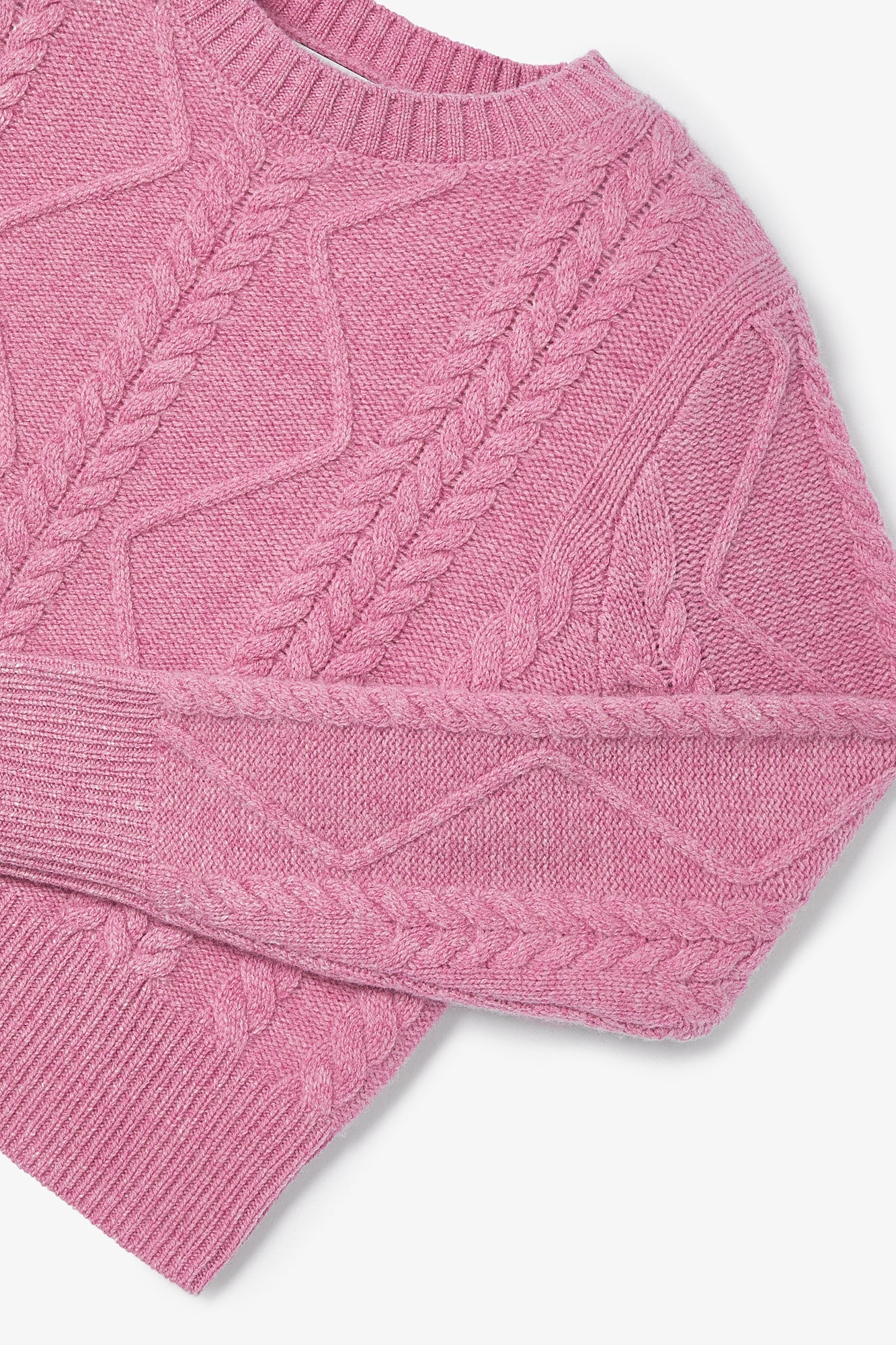 STRAWBERRY STITCH EIGHTS SWEATER