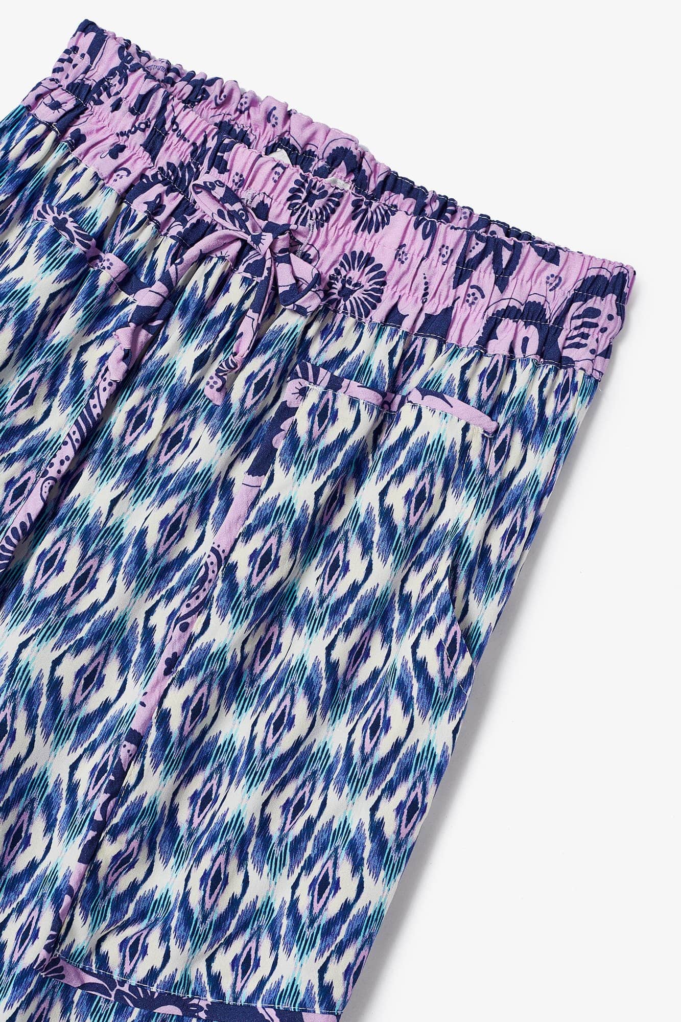 SUSANITA MINI IKAT VIS BLUE PANTS