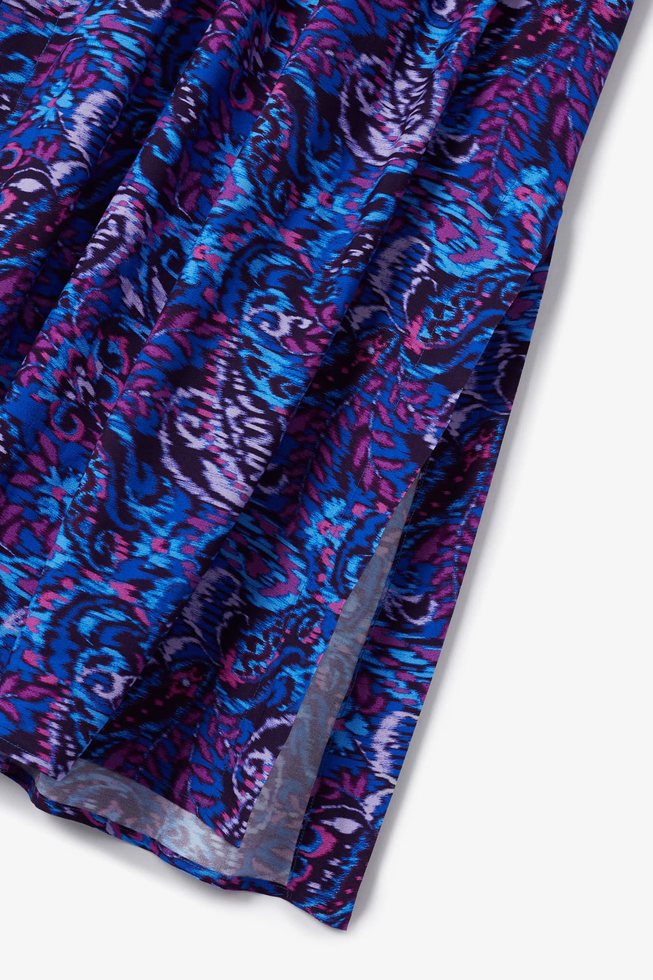 CARMEN SKIRT FLOR IKAT BLUE