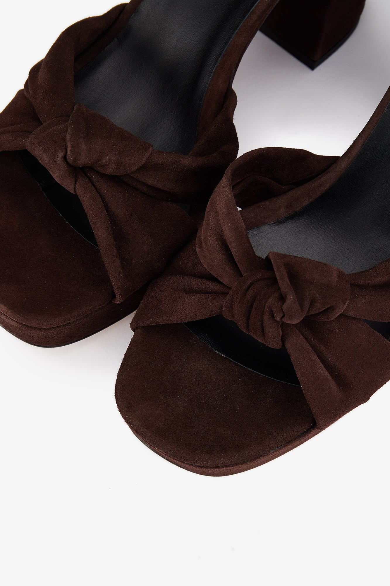 LILY SUEDE BROWN SANDAL