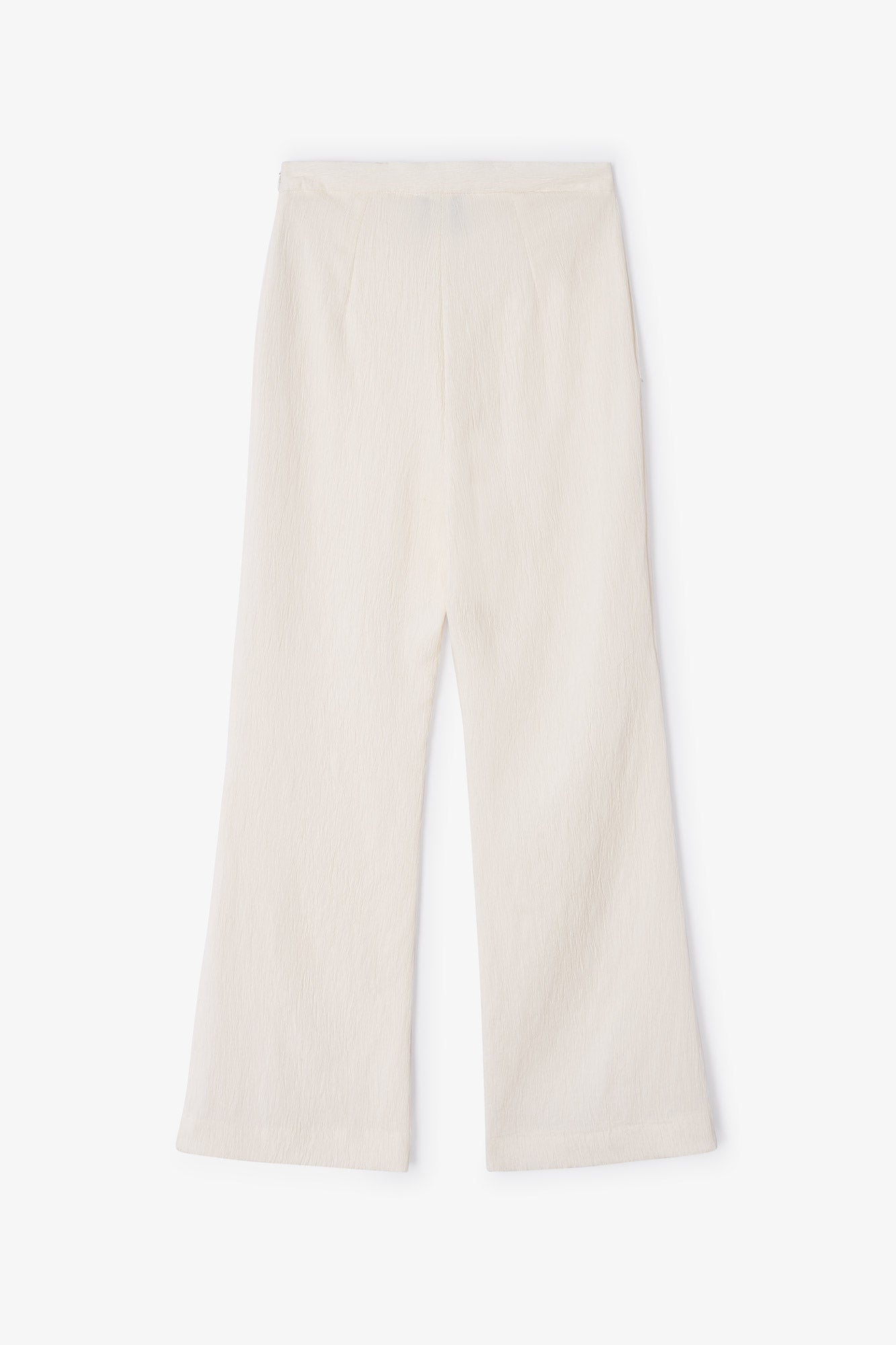 PANTALÓN CROP ARRUGUILLA CRUDO