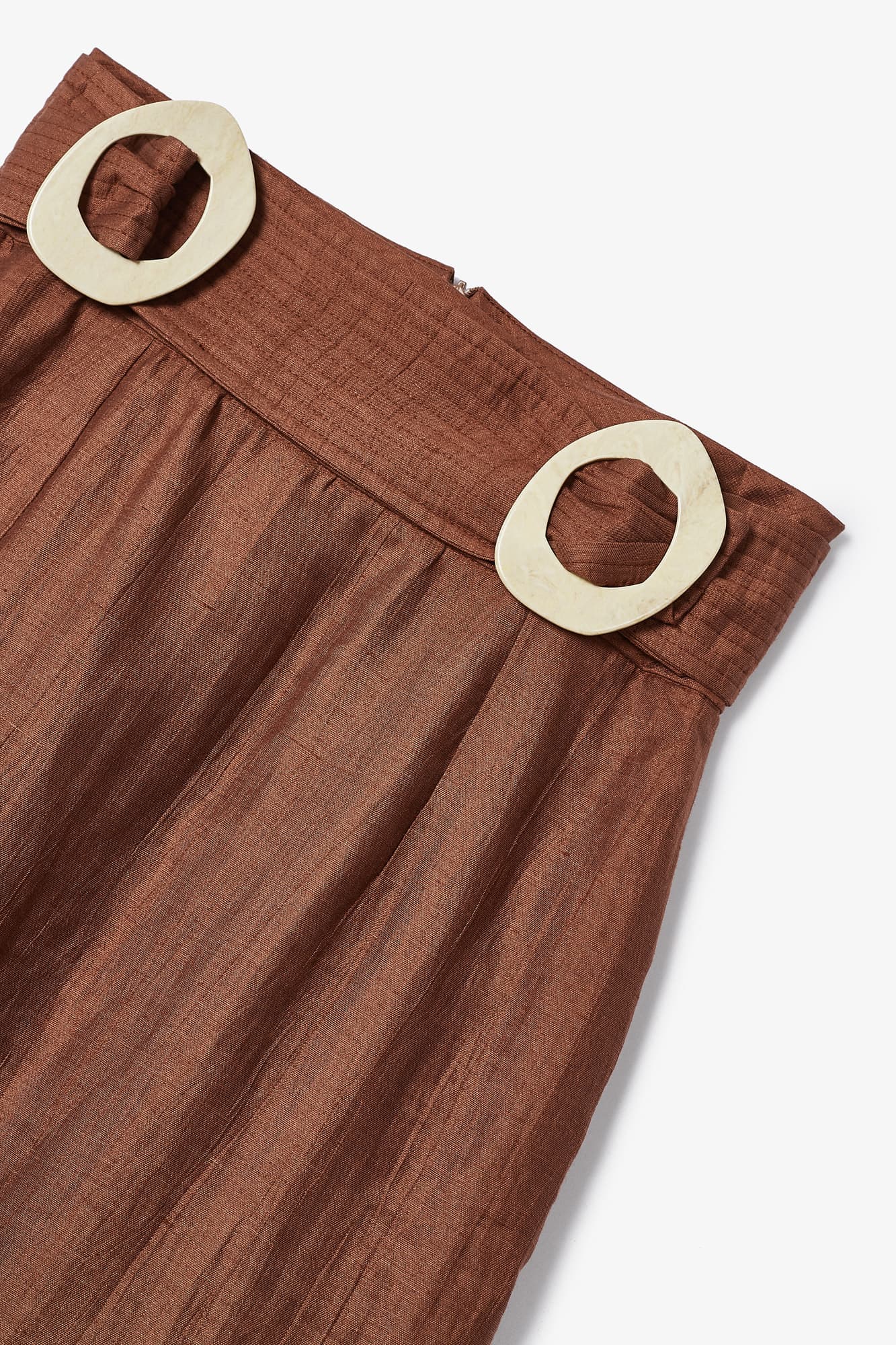 CRASH TERRACOTTA CORSET SKIRT