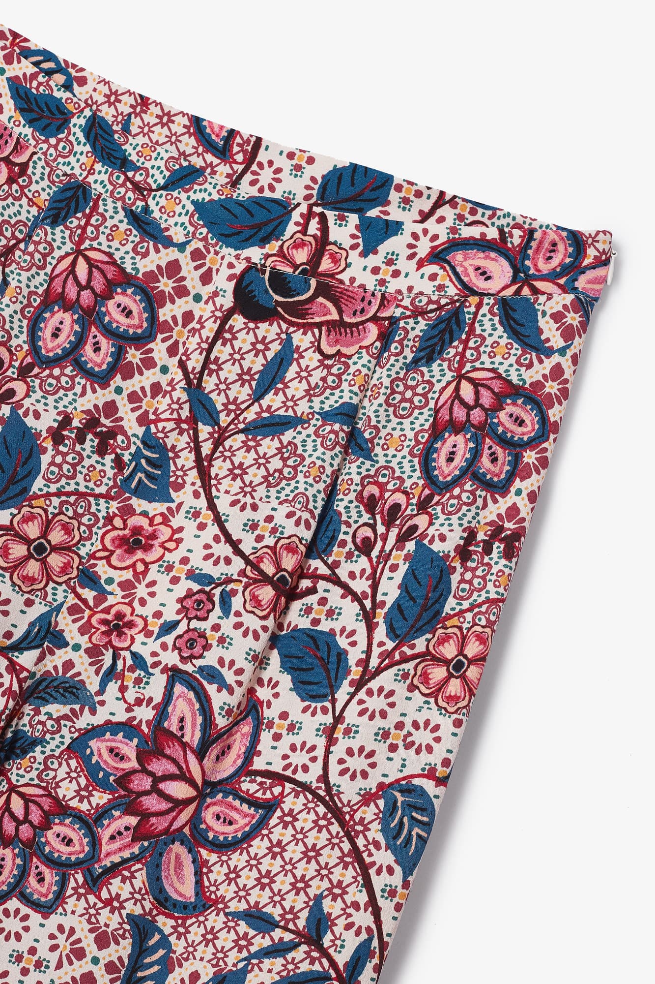 SIXTIES CROP PATCH PANTS CHERRY