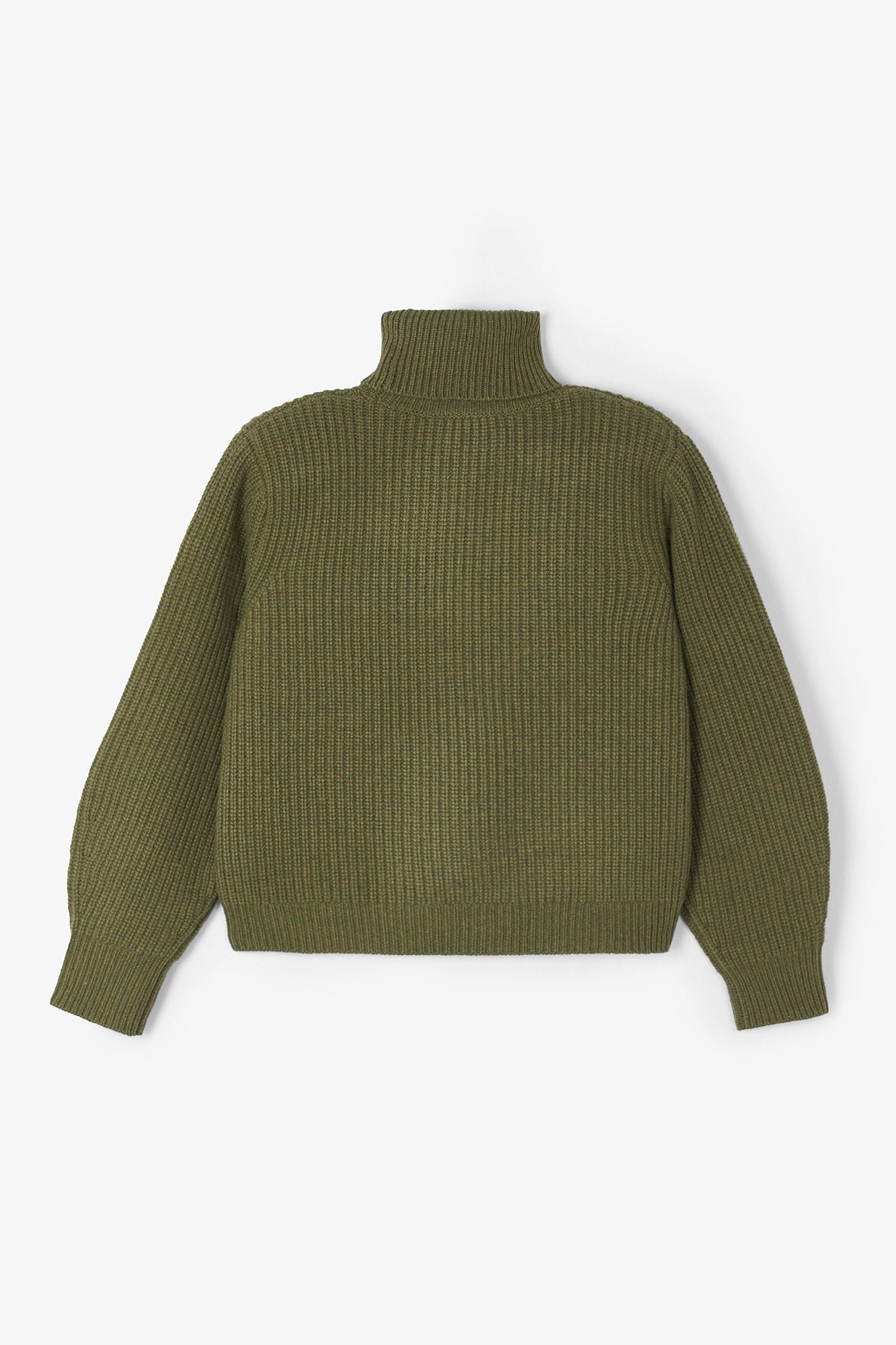 KHAKI KNITTED SWAN JERSEY
