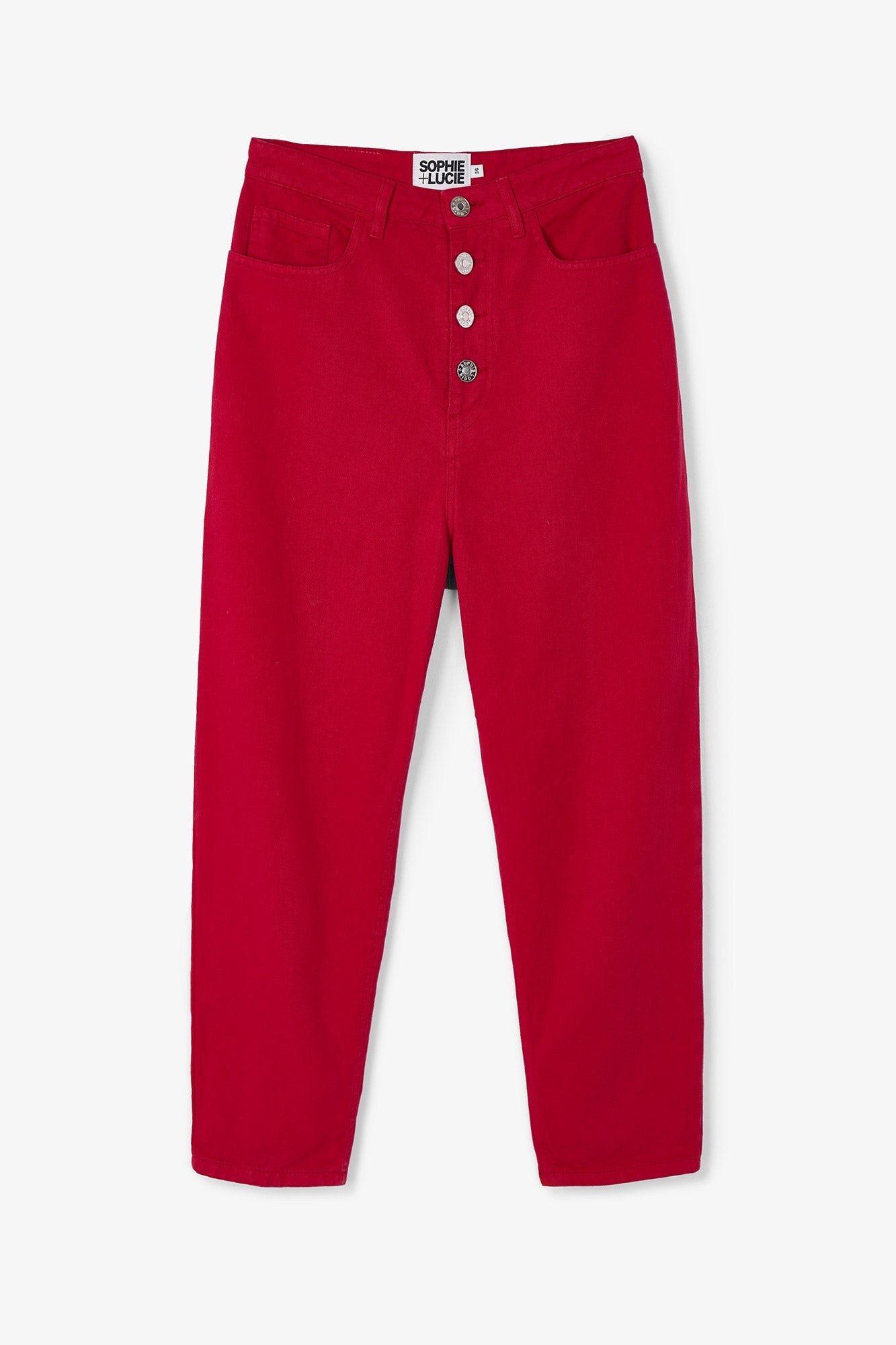 MALIBU RED TWILL JEANS
