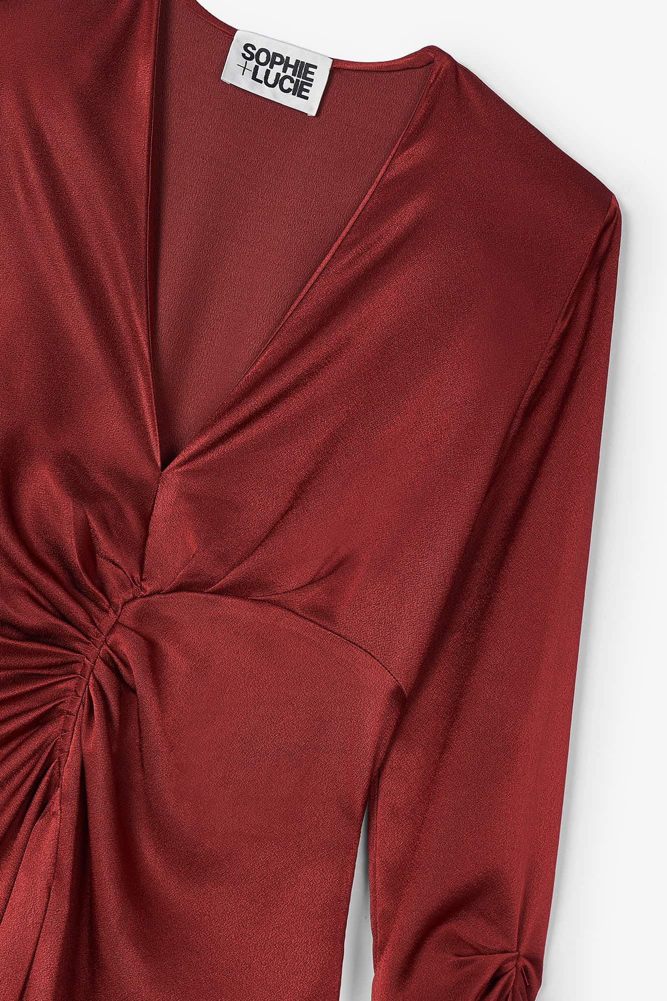 FERNANDA SIENA SATIN DRESS