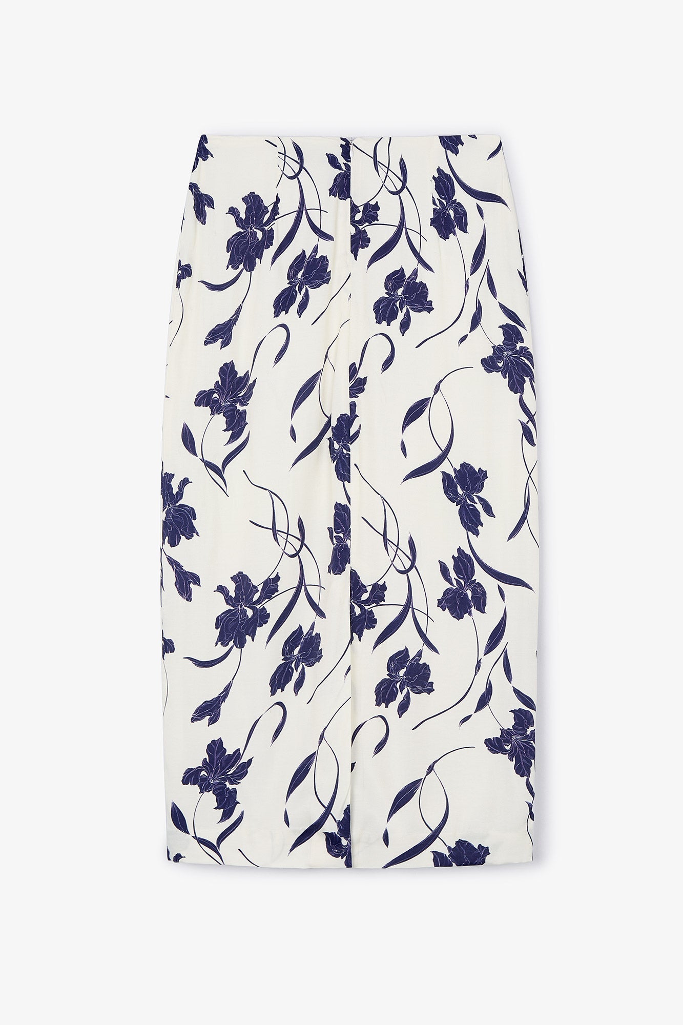 NAVY ORCHID TUBE SKIRT