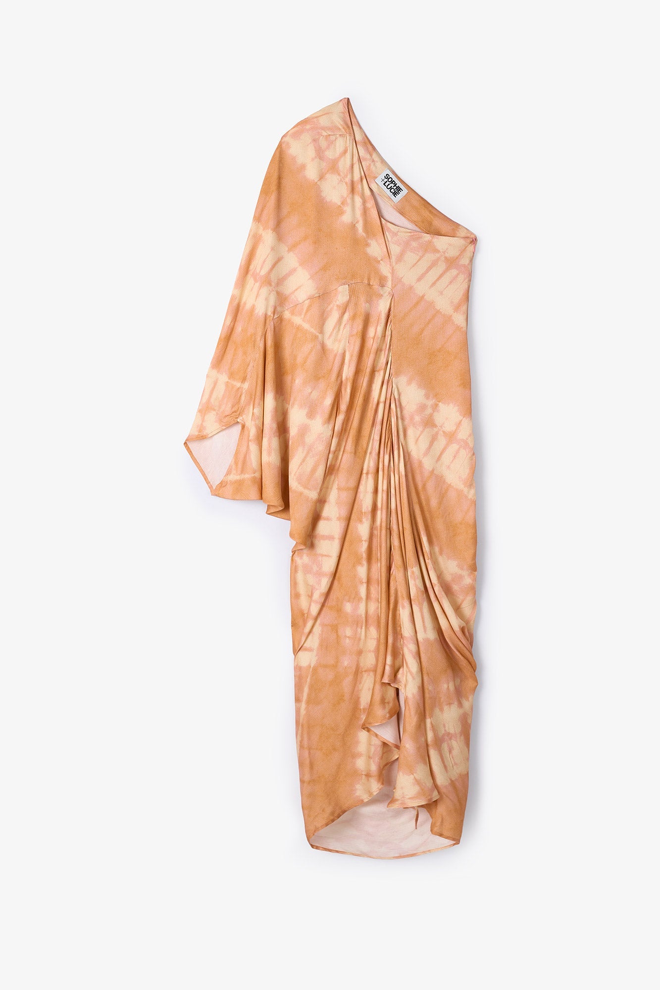 VESTIDO TUNICÓN DESTEÑIDO NUDE