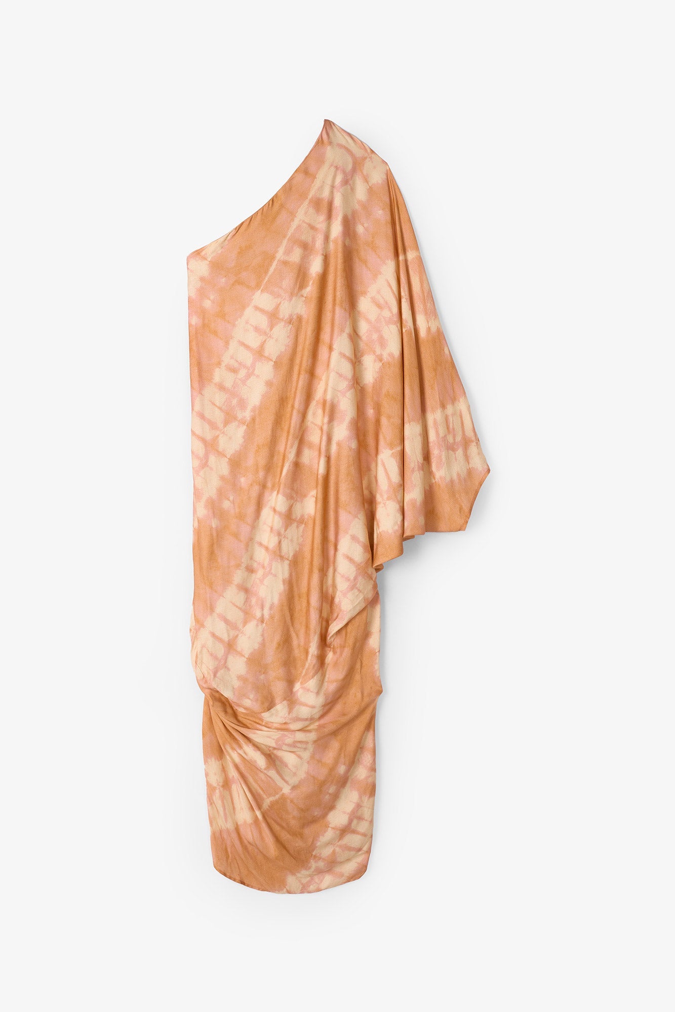 VESTIDO TUNICÓN DESTEÑIDO NUDE