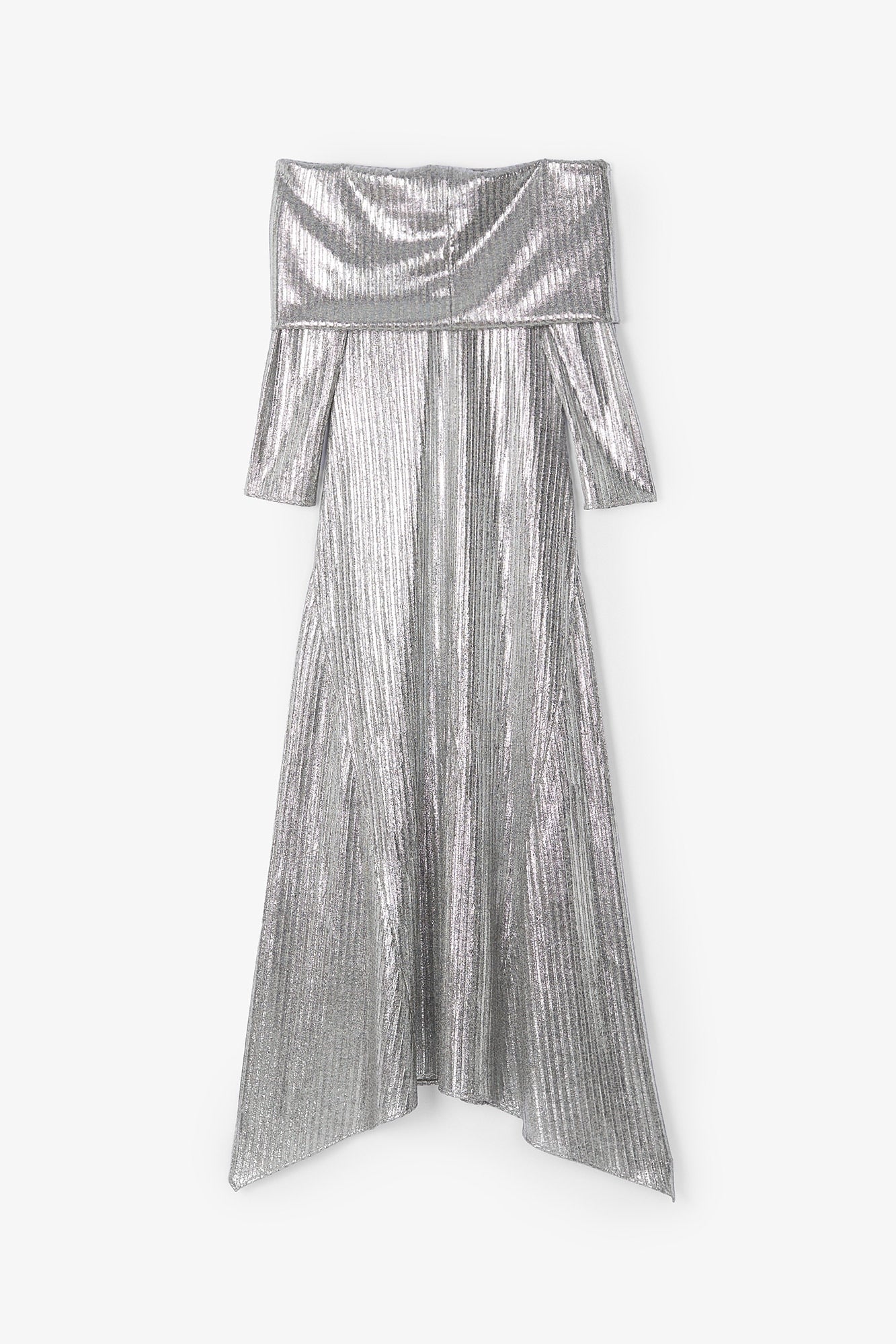 GILDA DRESS SILVER KNIT
