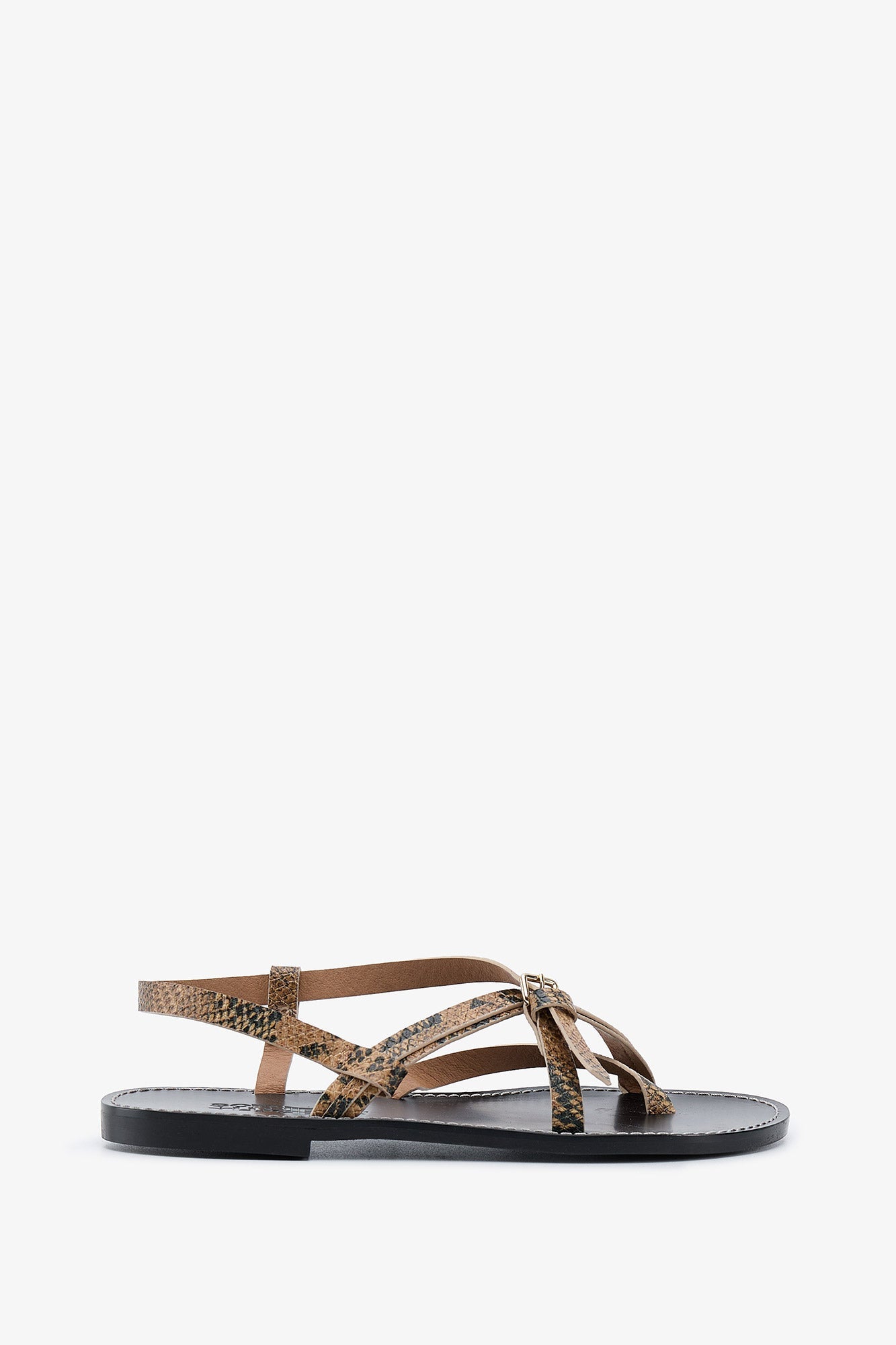 BARBARA SNAKESKIN SANDAL