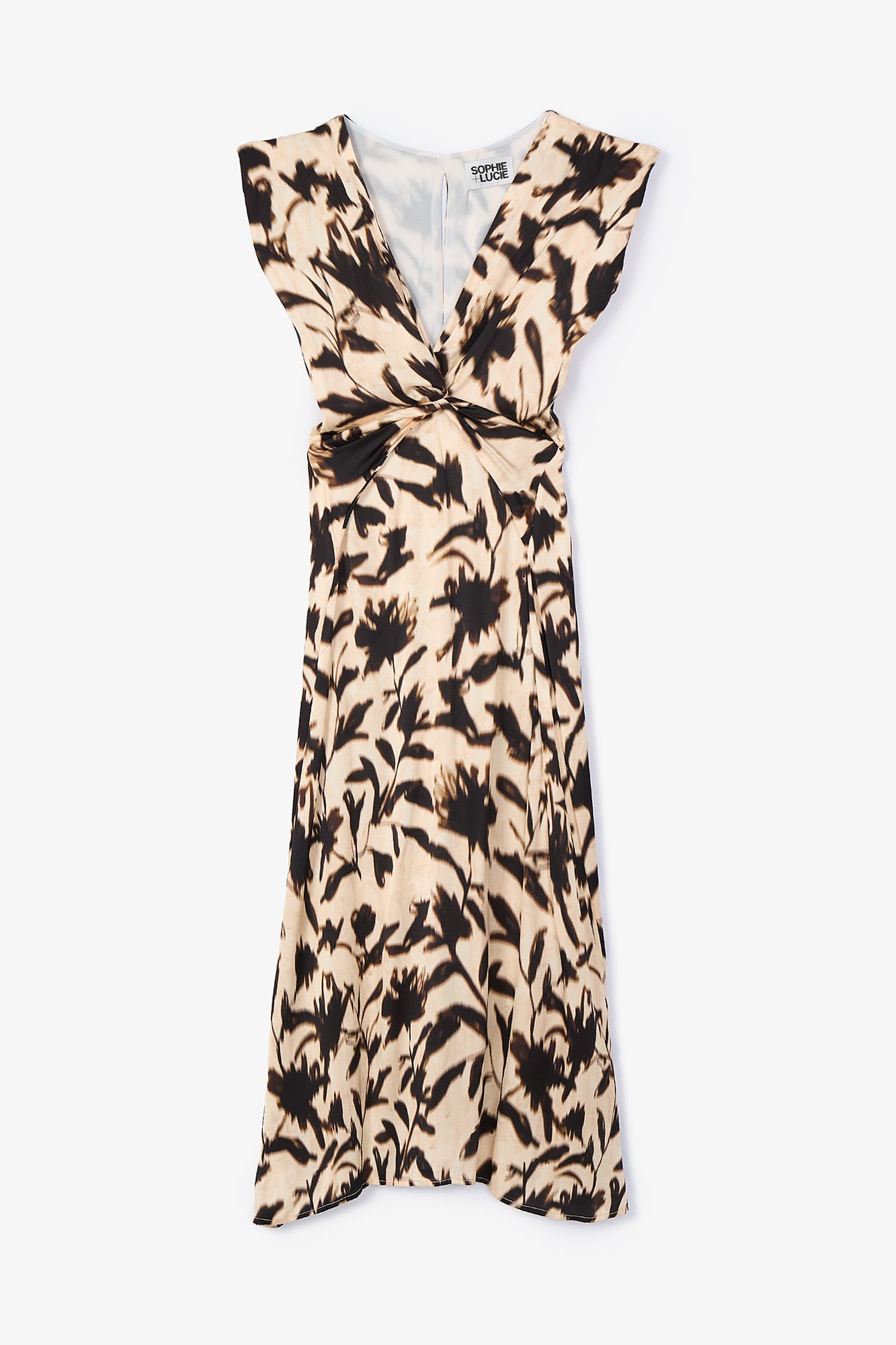 ASH DRESS WITH TWO TONES