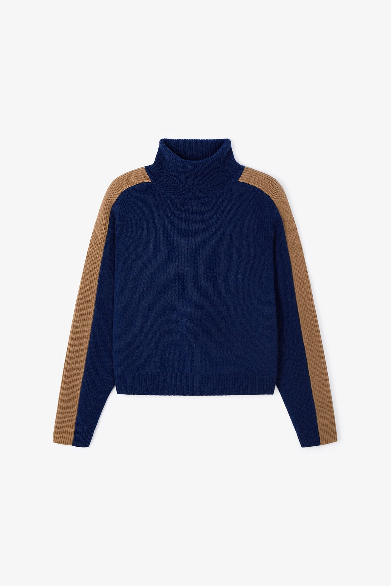 NAVY KNIT LINE JERSEY