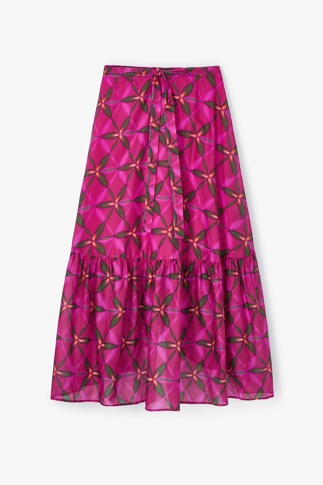 TROPICANA FUCHSIA PAREO SKIRT