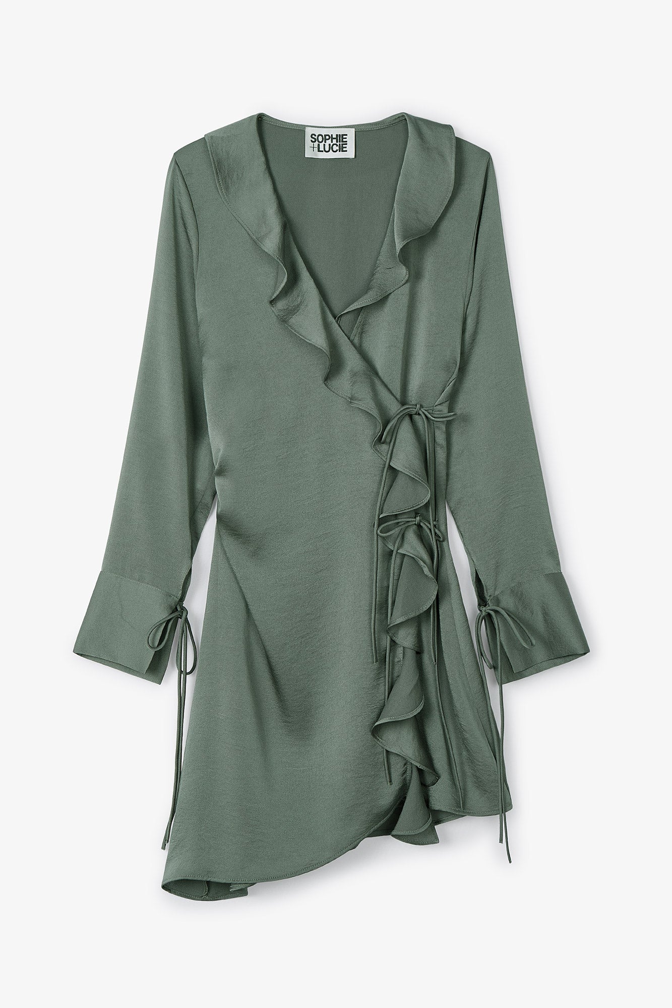 TUNIC WITH LACE SETBON SMOKE