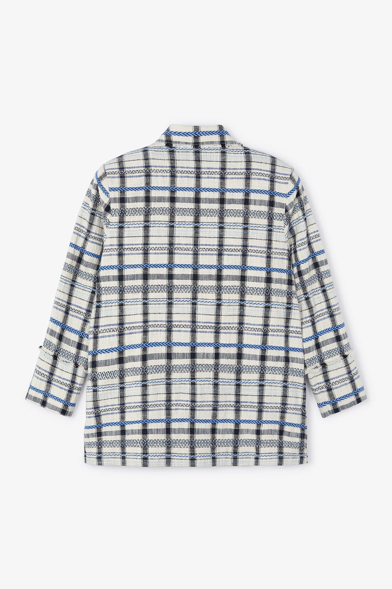 BLUE CHECK ICON JACKET