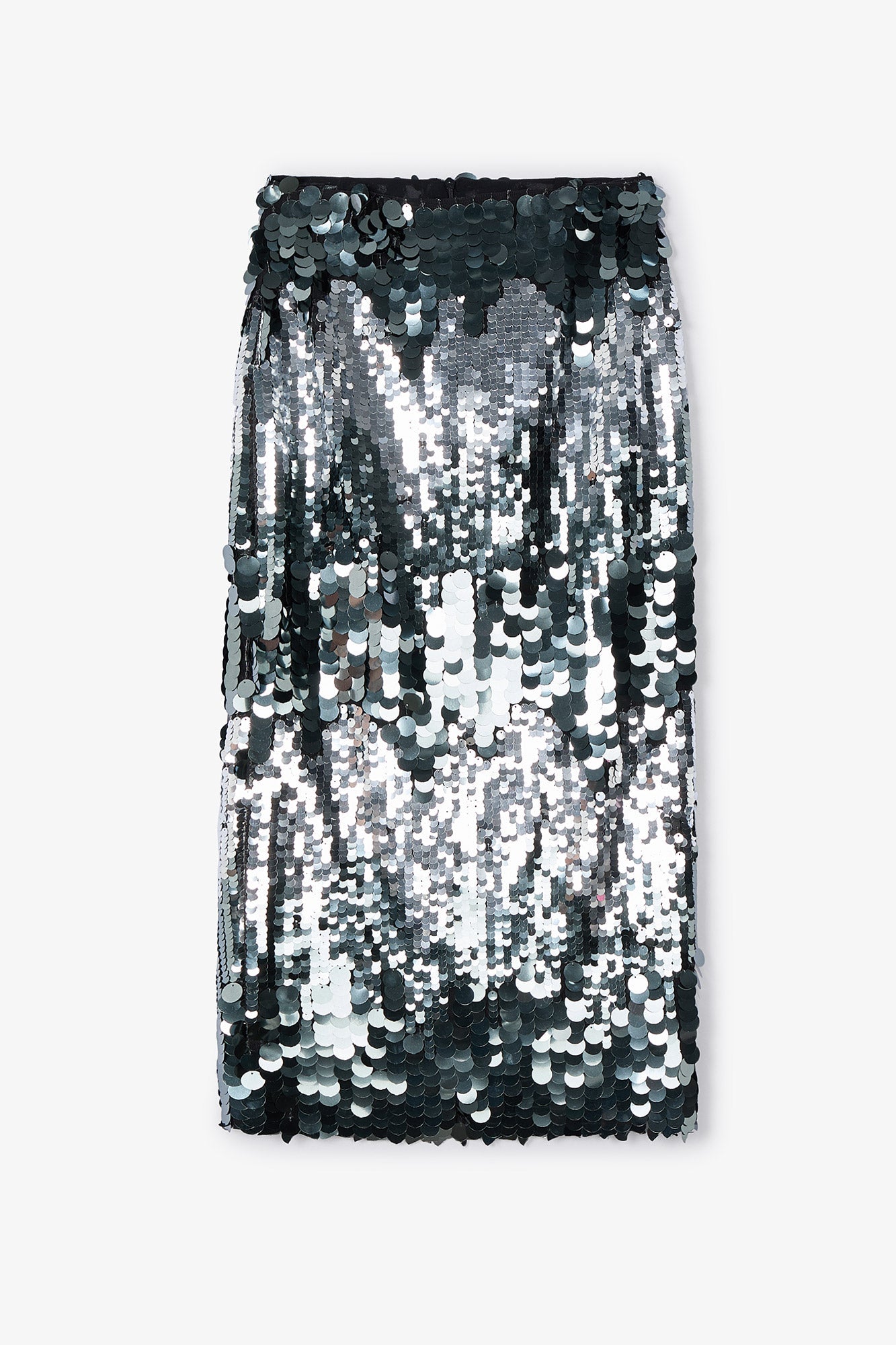 FALDA TUBO LENTEJUELAS HUMO