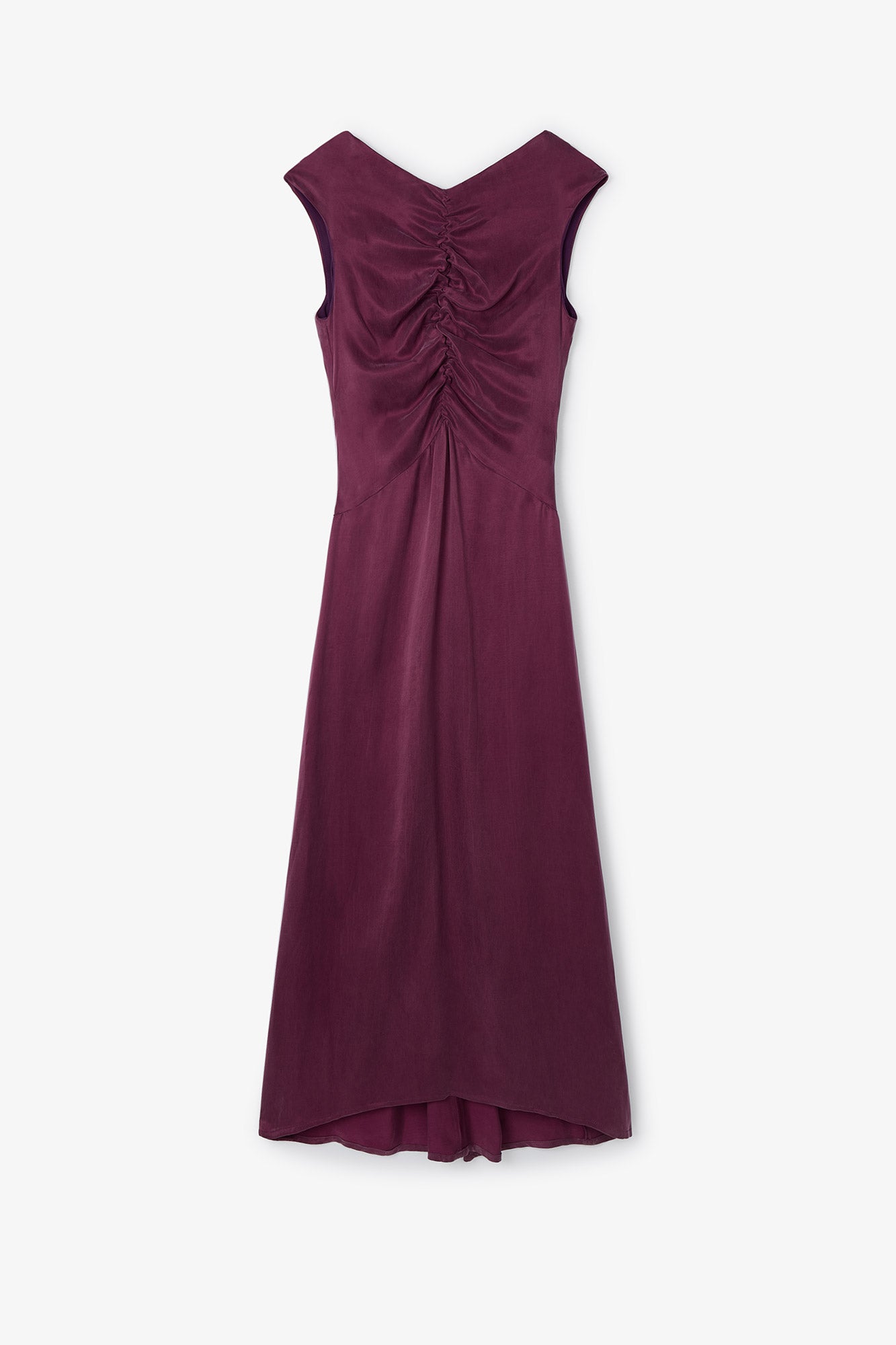 PAULA WATER WINE DRESS