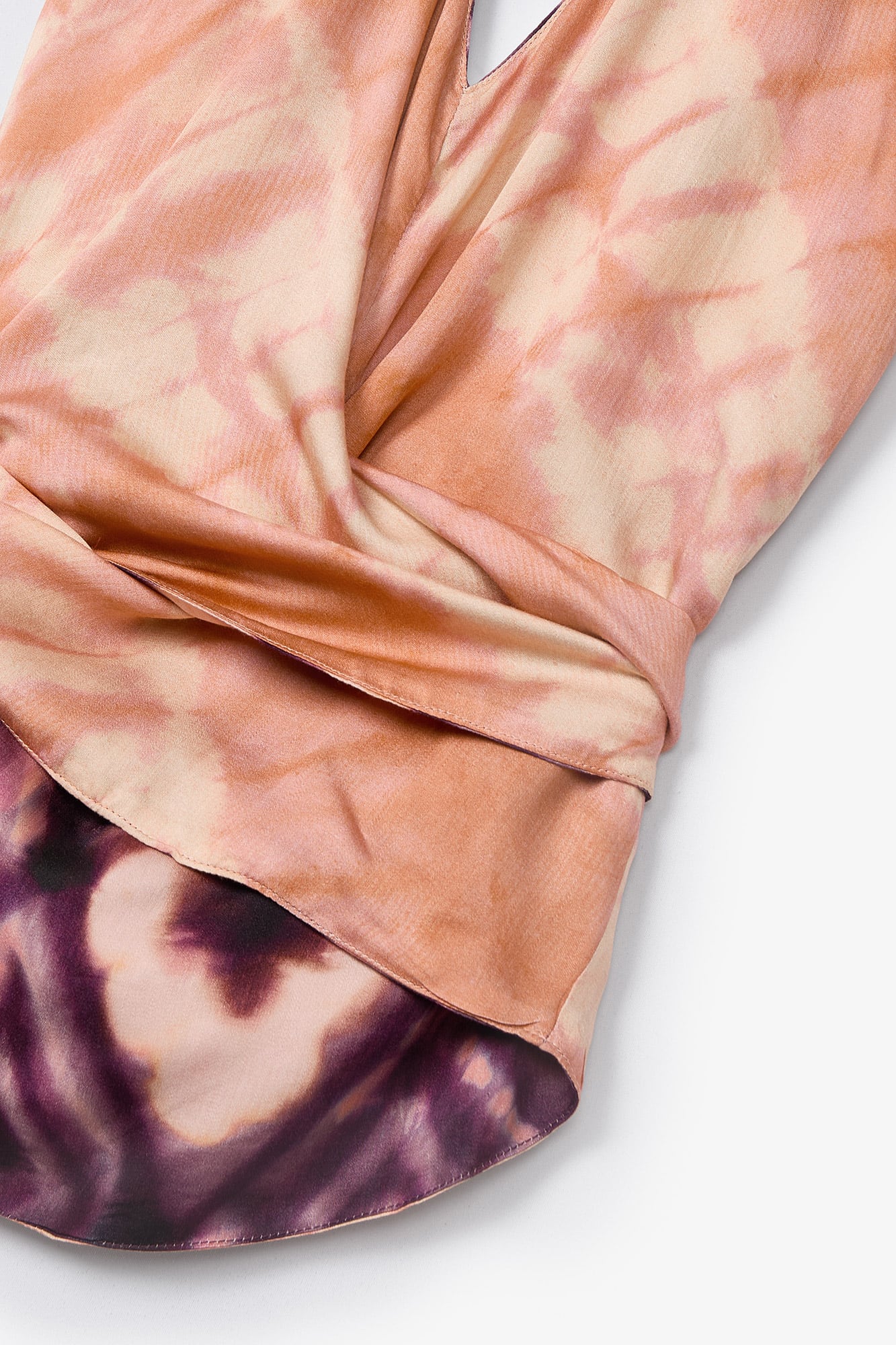 TOTAL REVERSIBLE PURPLE TIE DYE LOOK