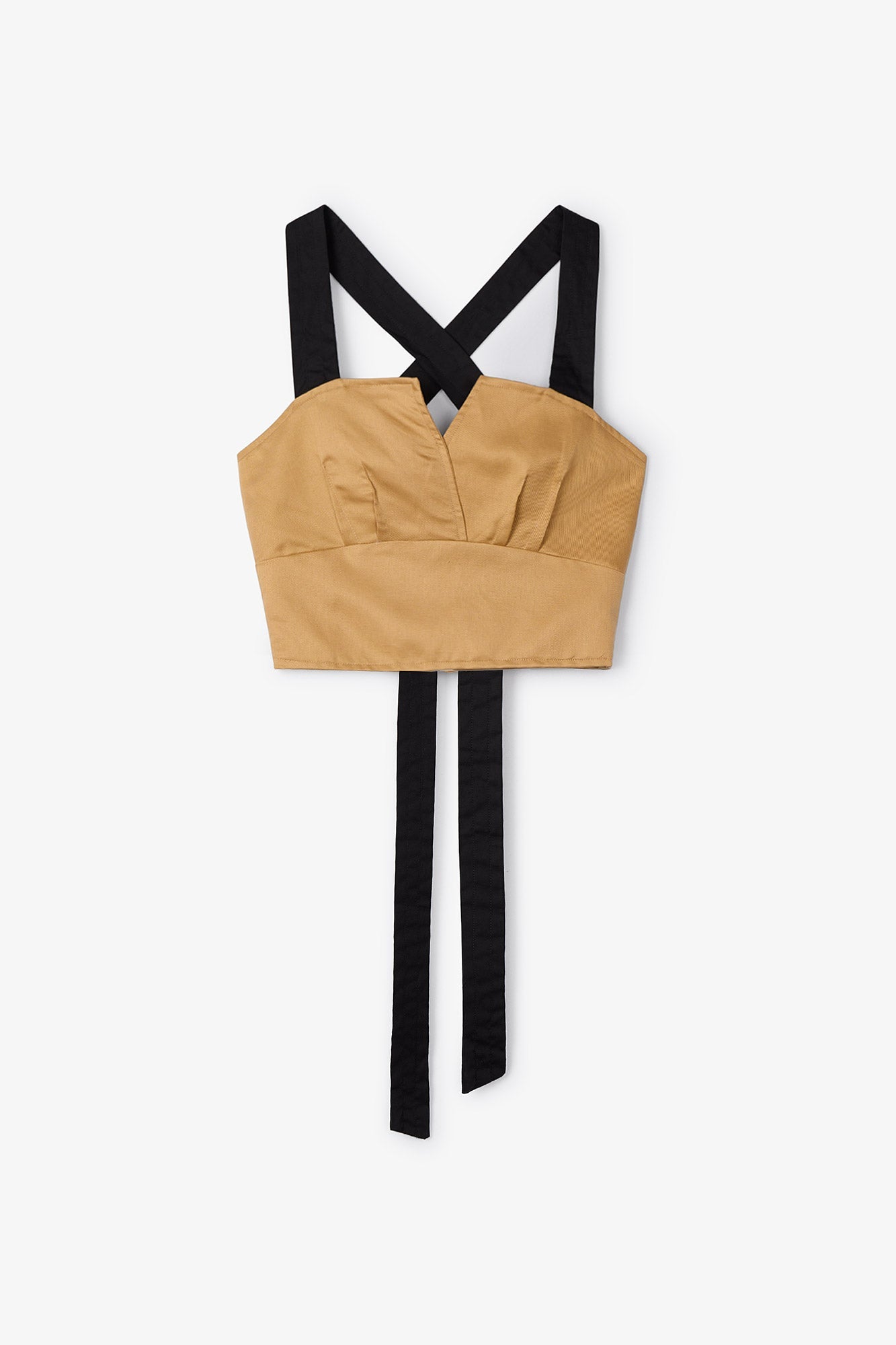 TOP ALEJANDRA LINEN OCHRE