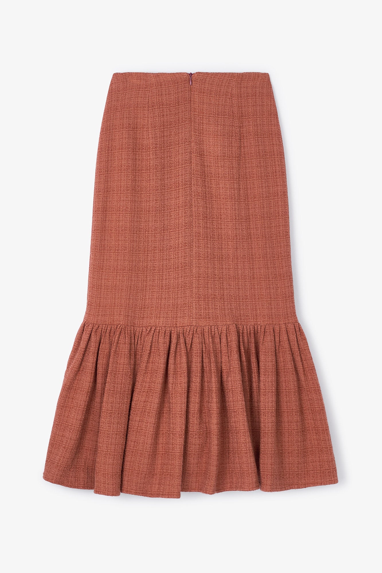 INDIAN TWEED CAMEL SKIRT