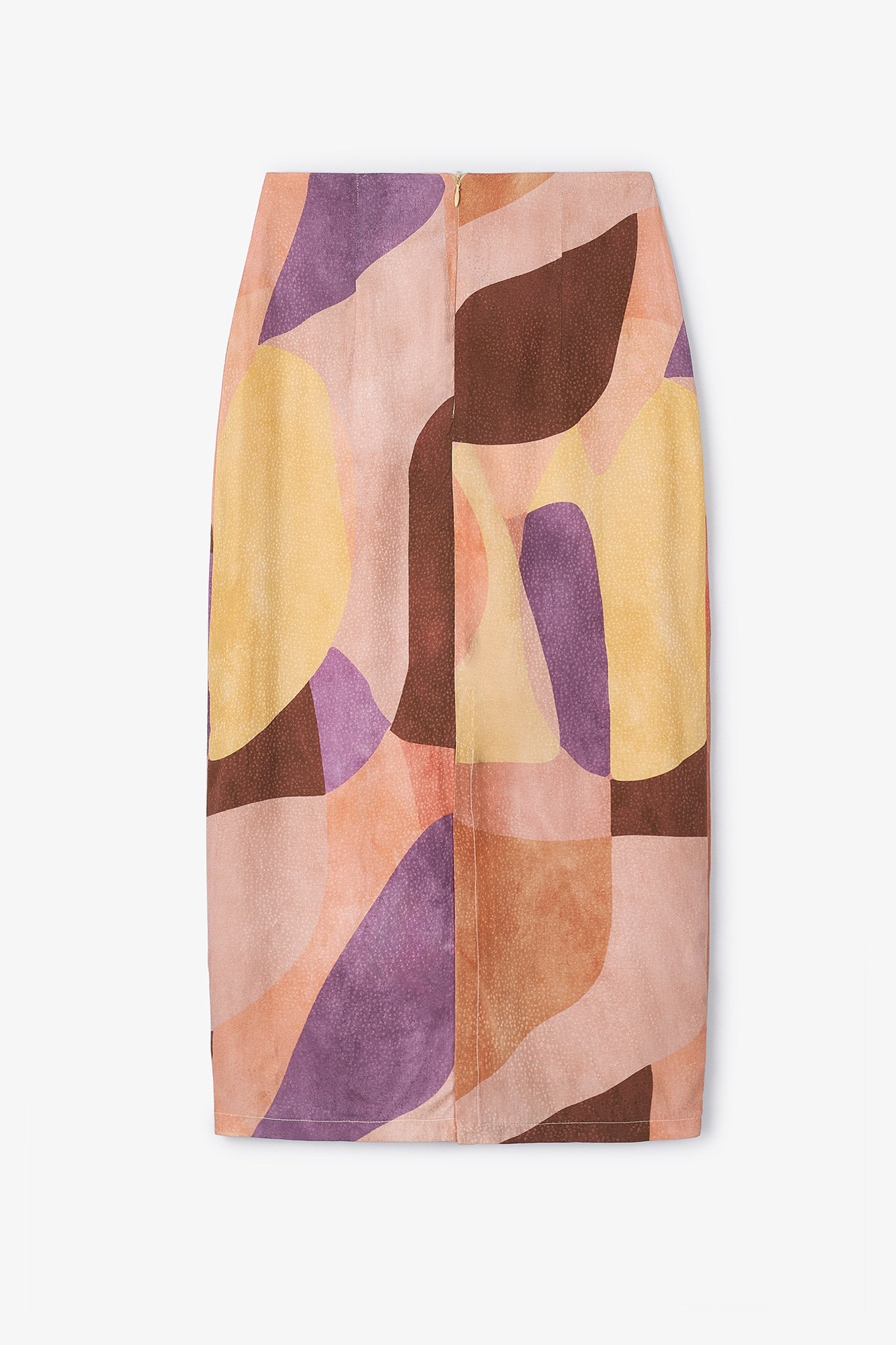 PINK CUBIST PIPE SKIRT