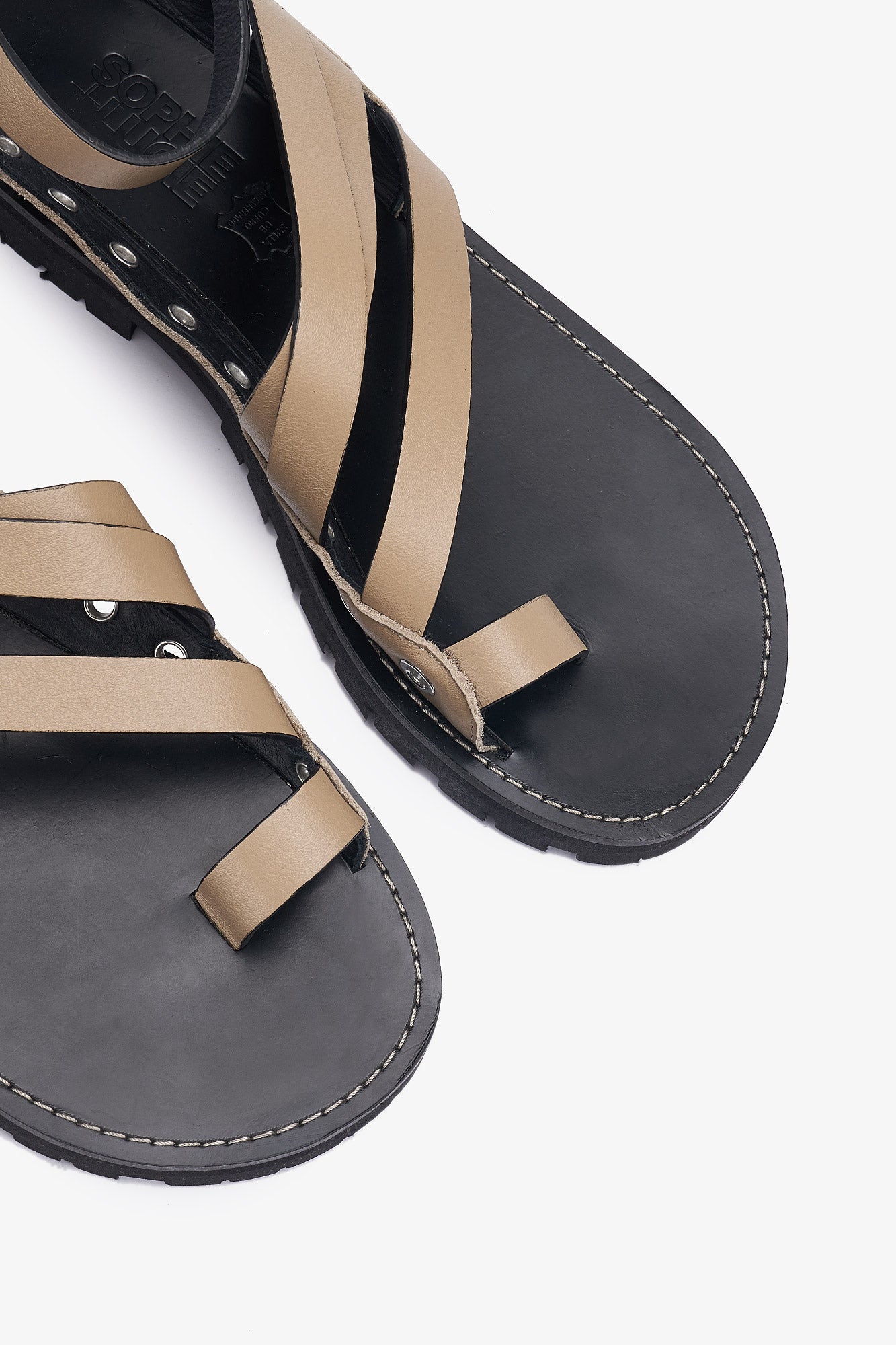 MONICA SANDAL IN TAPEST LEATHER