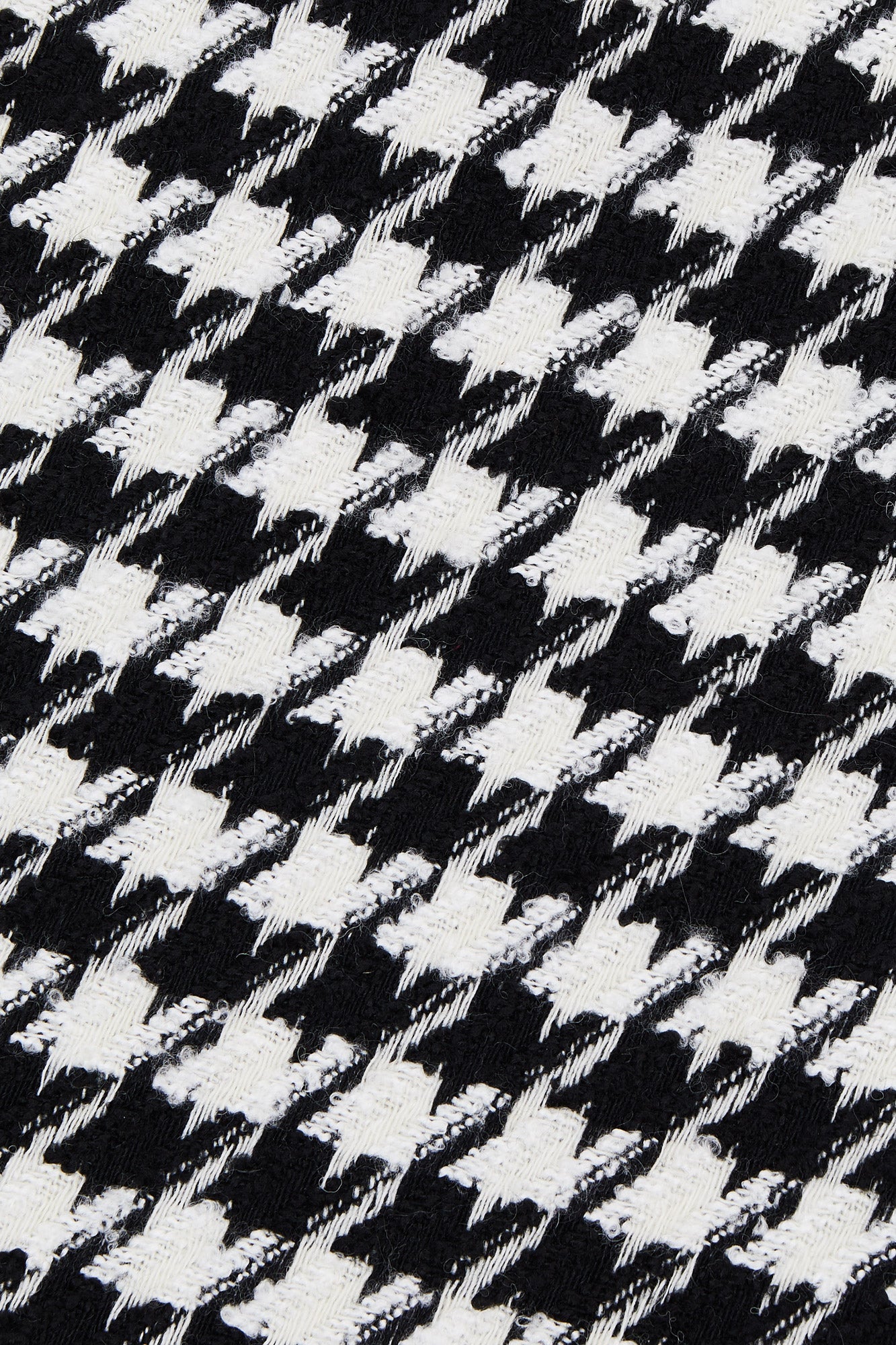 ABRIGO PATA DE GALLO BLANCO