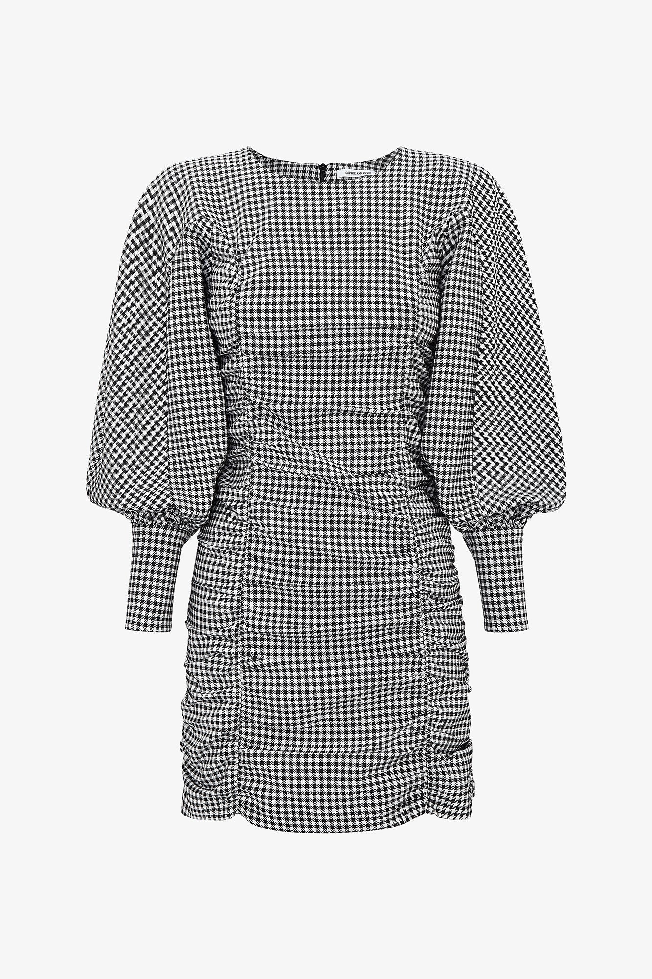 VICHY GATHERED DRESS