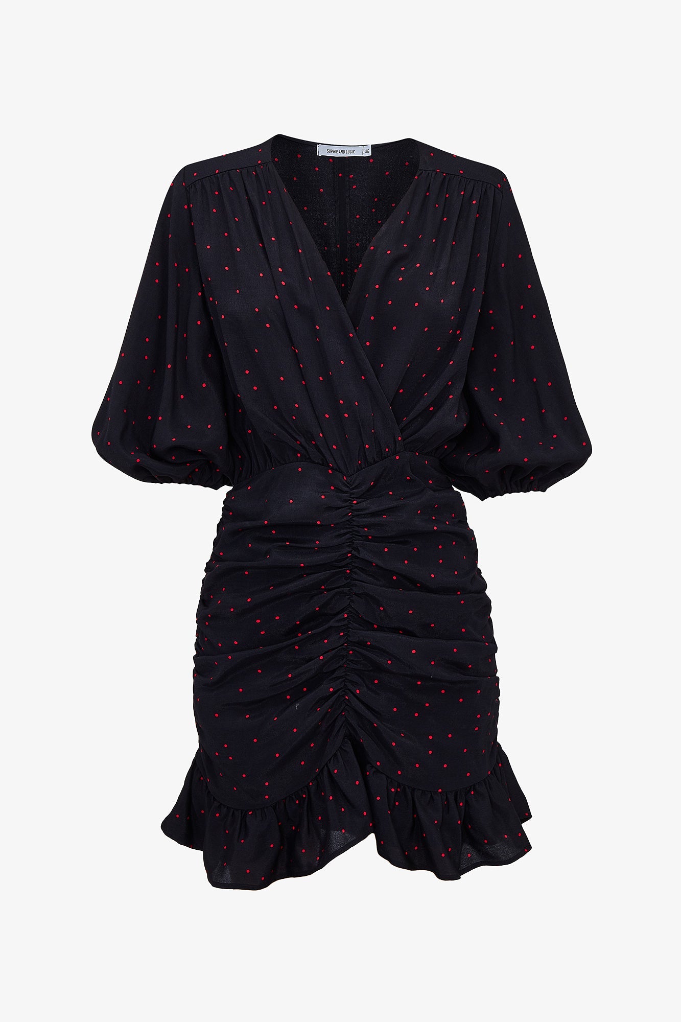 MOON RUFFLED DRESS
