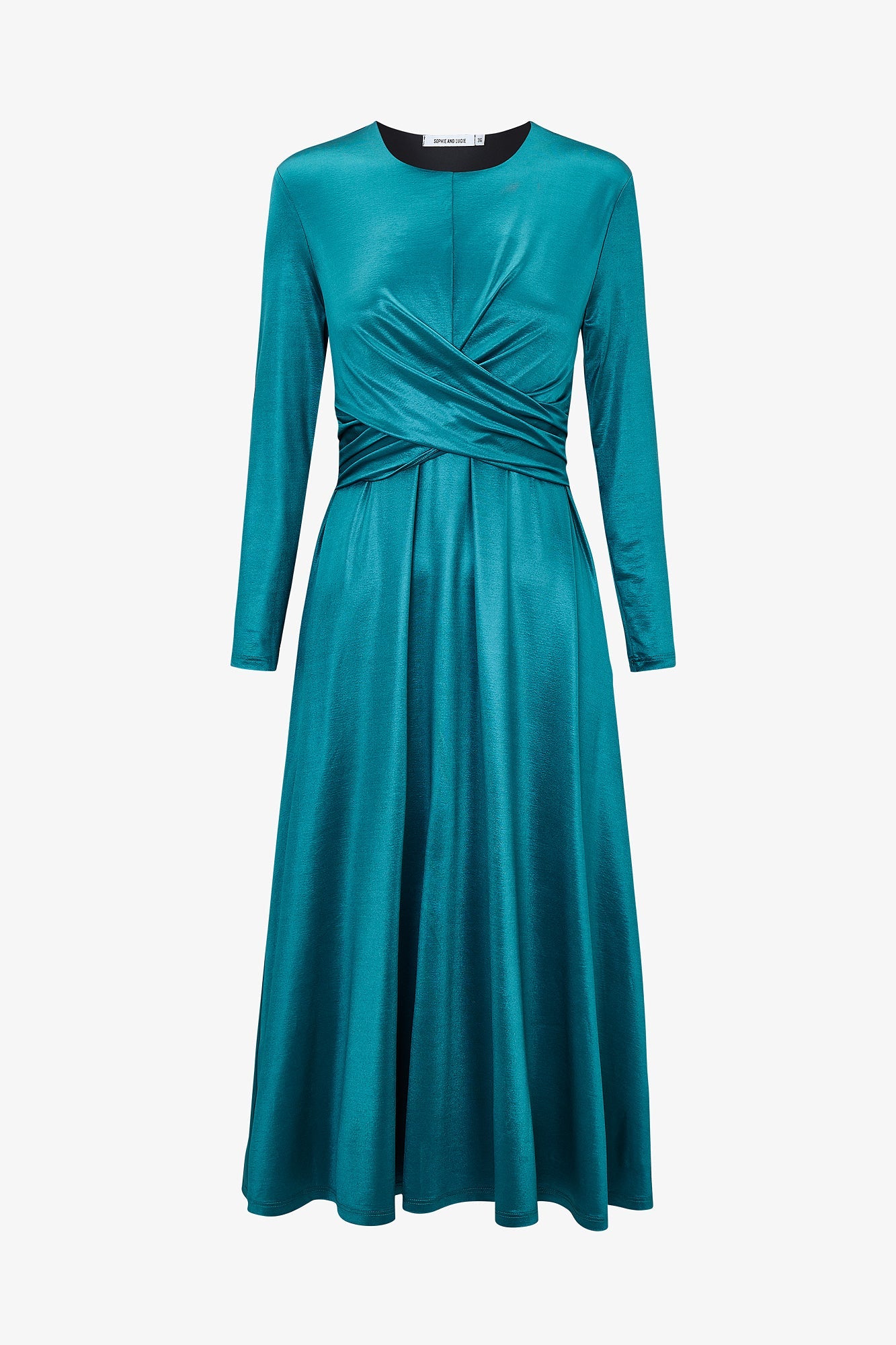 LILLE COBALT LAQUE DRESS