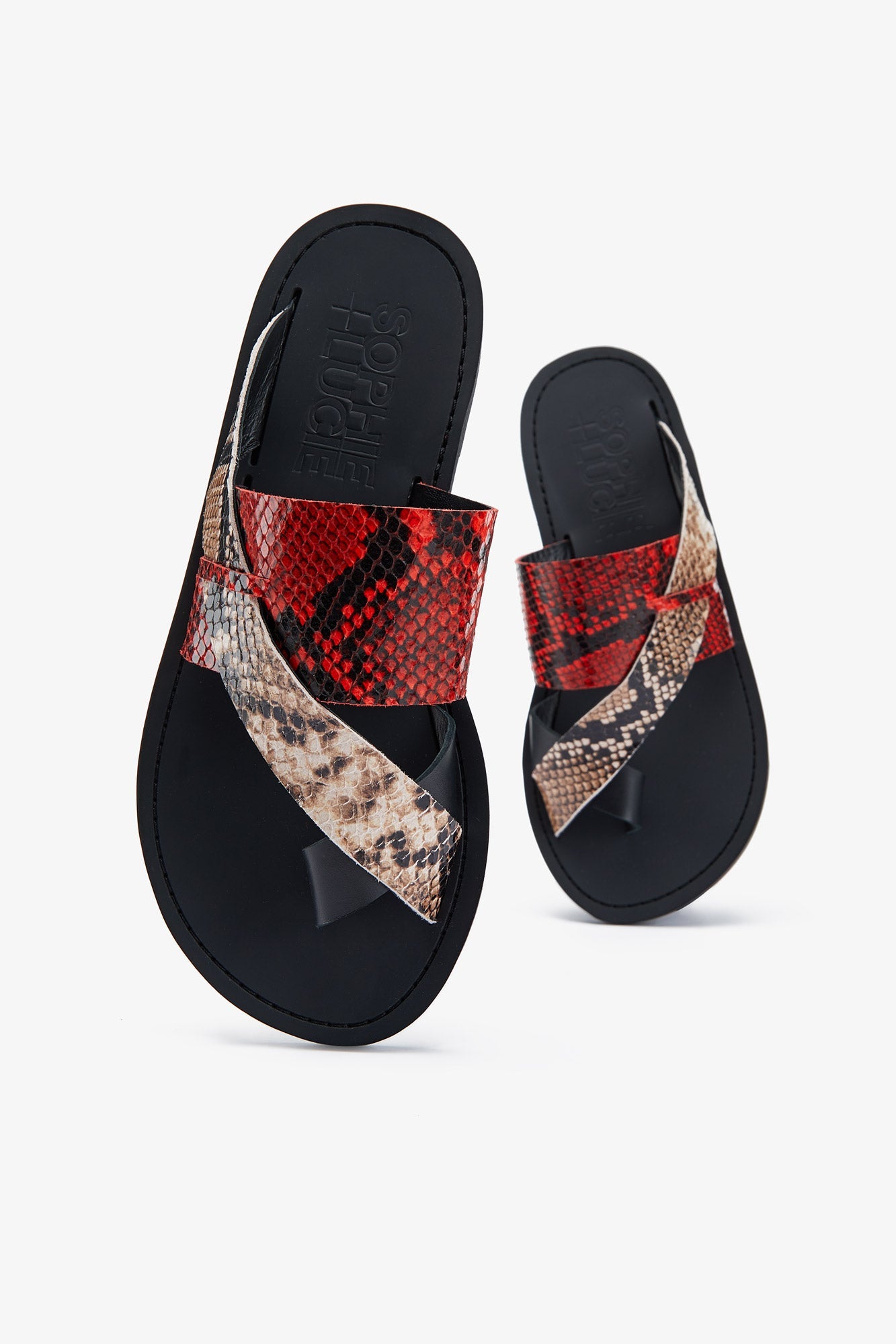 NINET SNAKESKIN SANDAL