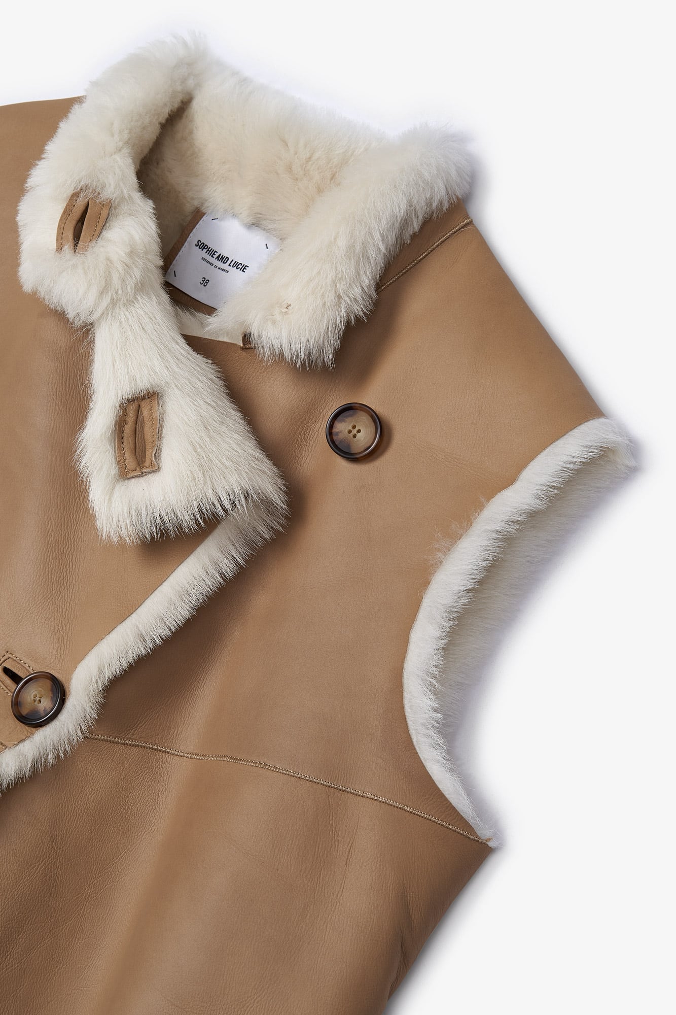 WOODY LAMB SKIN VEST