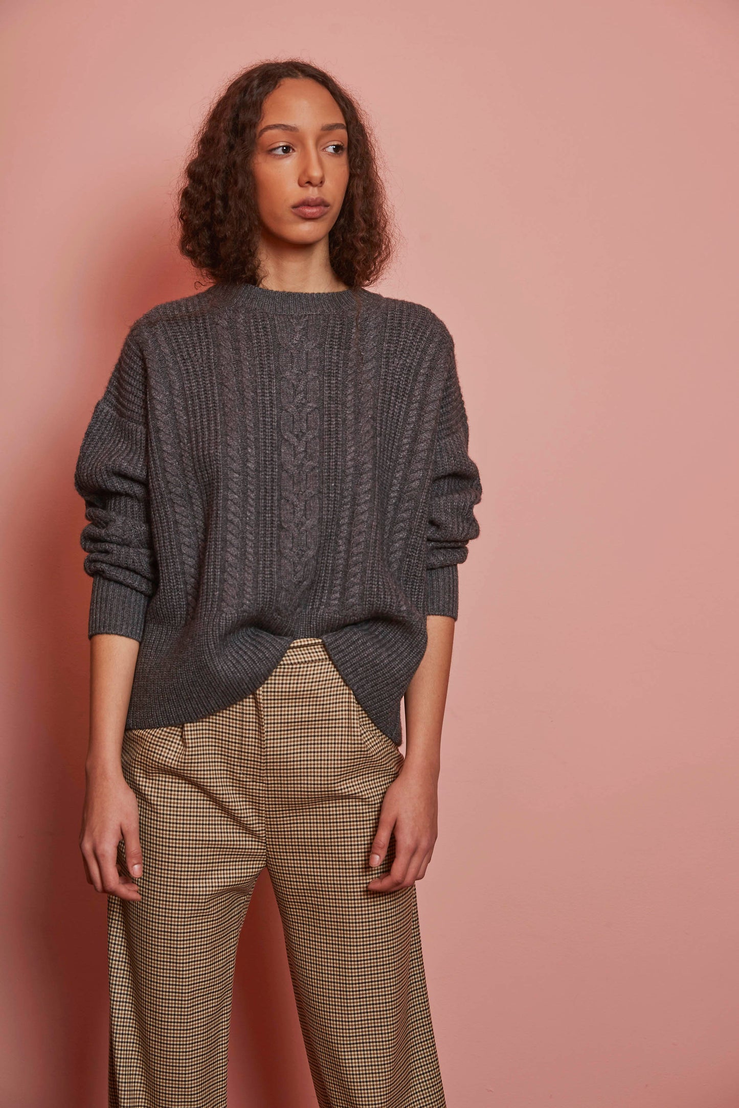 HARRIS TURNED UP PANTS