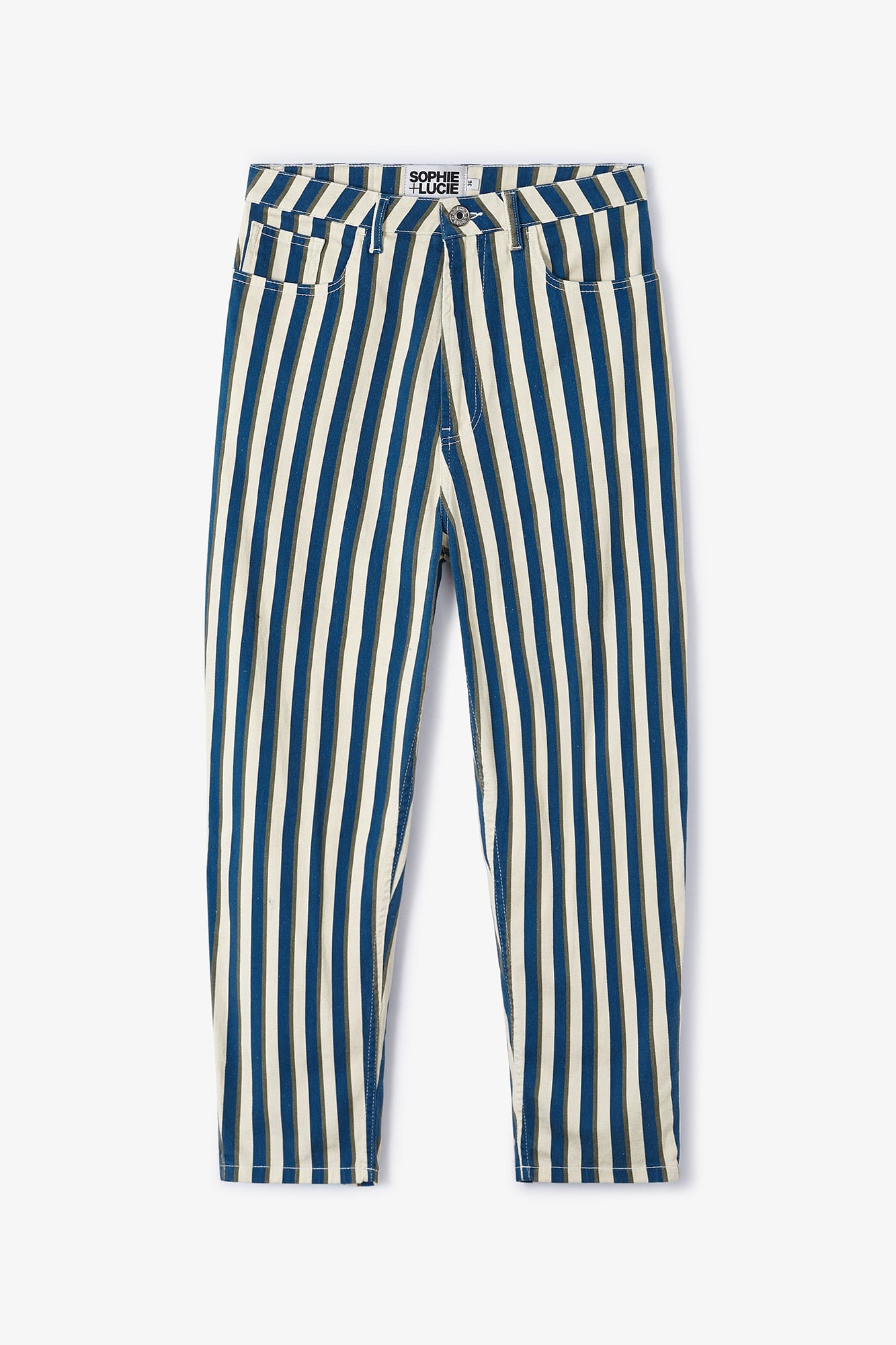 LUCCI BLUE STRIPED JEANS