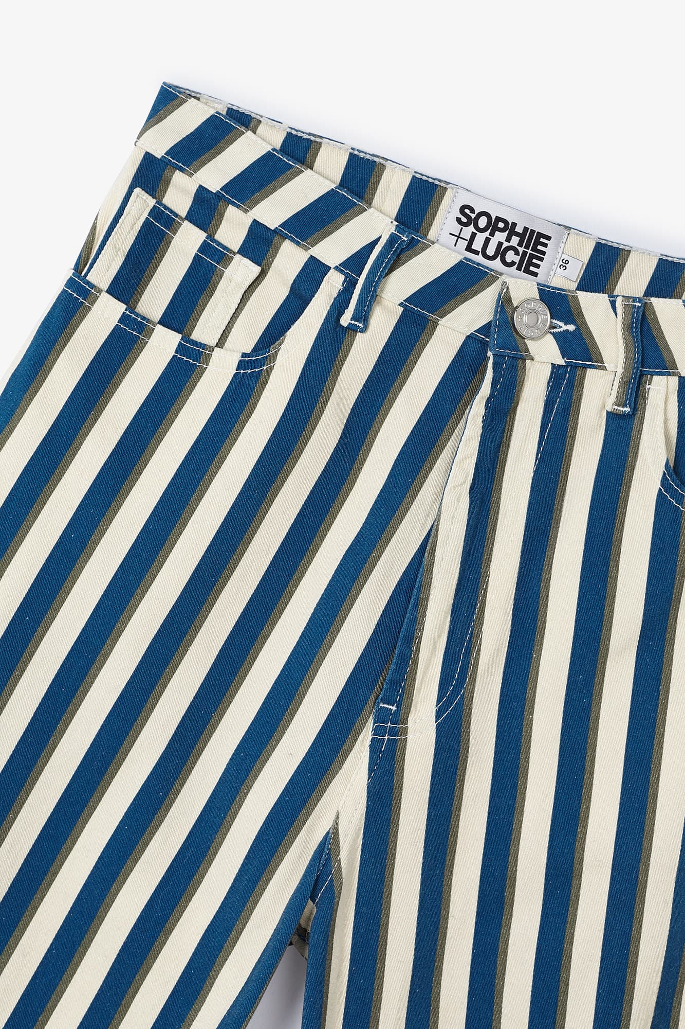 LUCCI BLUE STRIPED JEANS