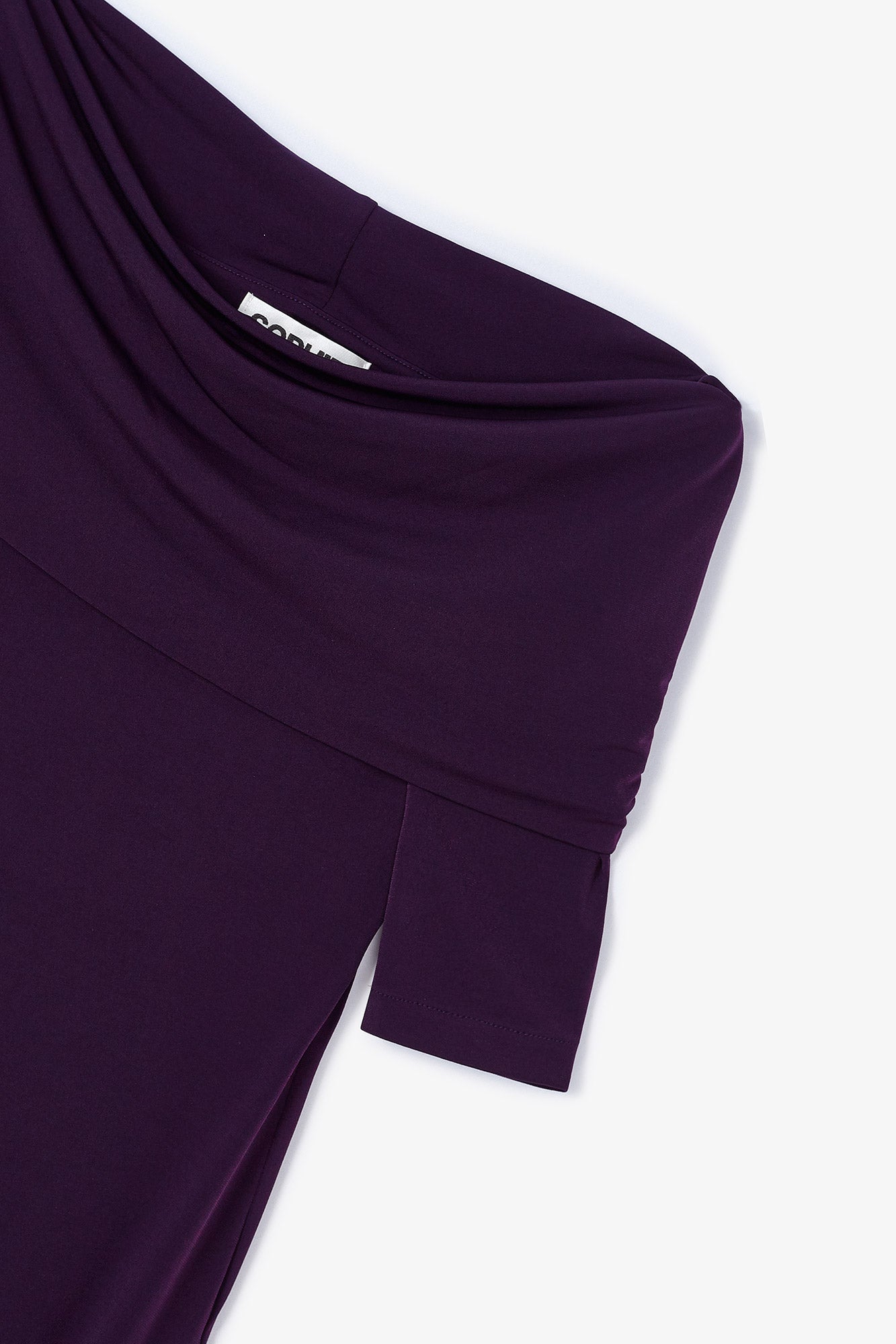 GILDA DRESS EGGPLANT STITCH