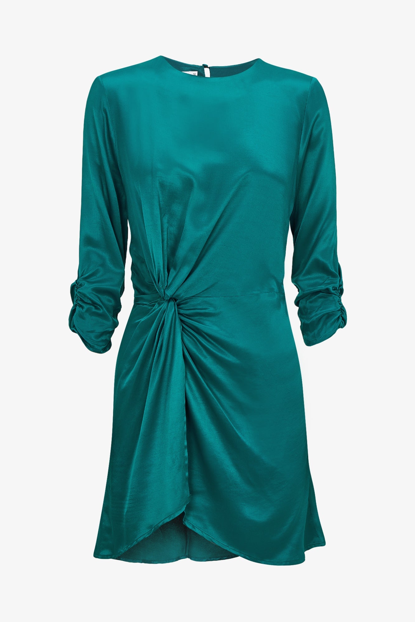 GIGI COBALT SATIN TUNIC