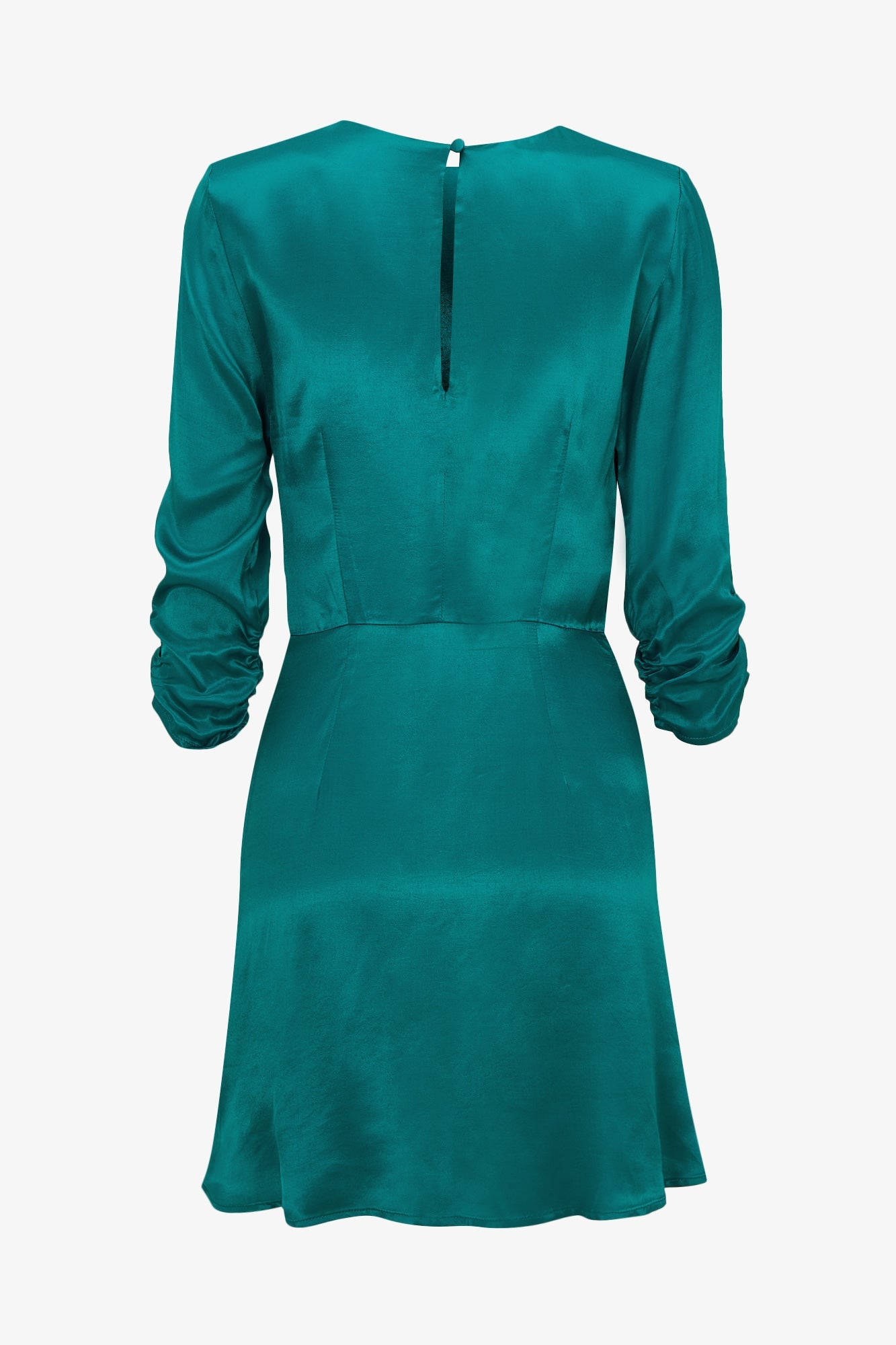 GIGI COBALT SATIN TUNIC